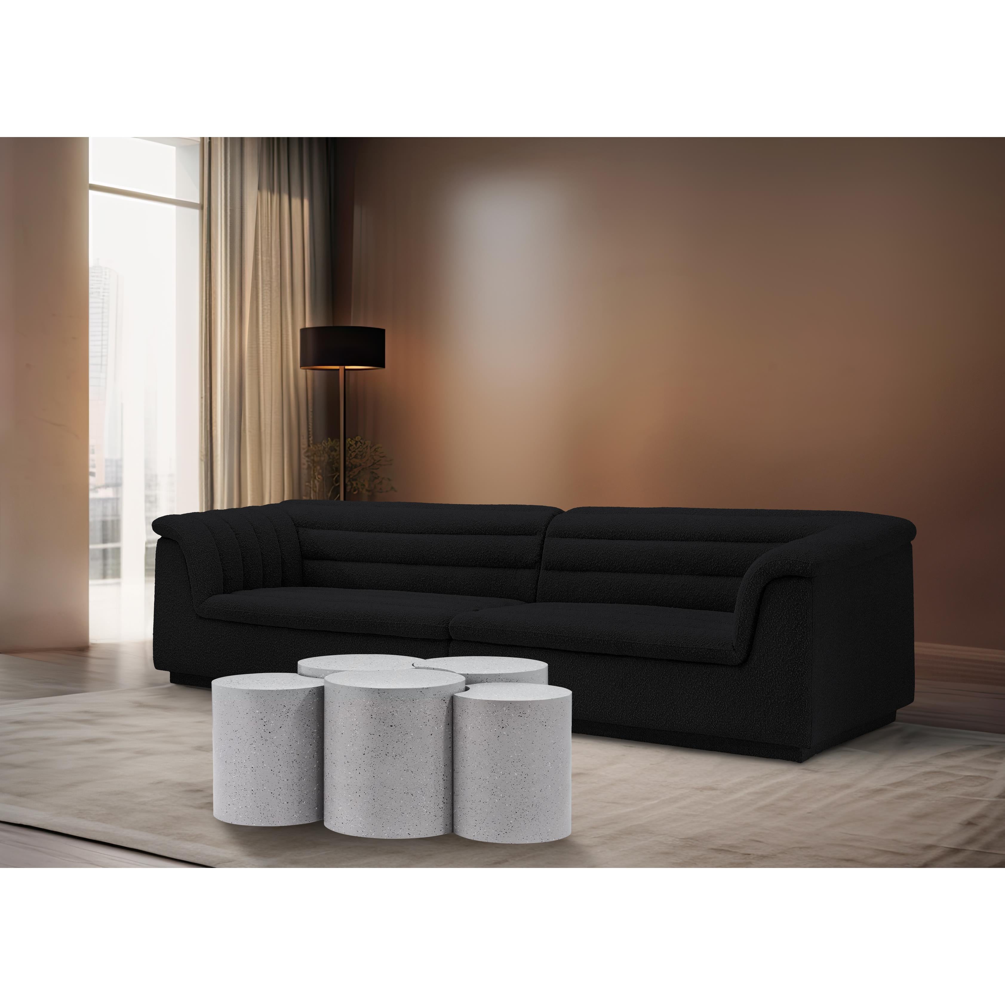 Meridian Dimple White Coffee Table