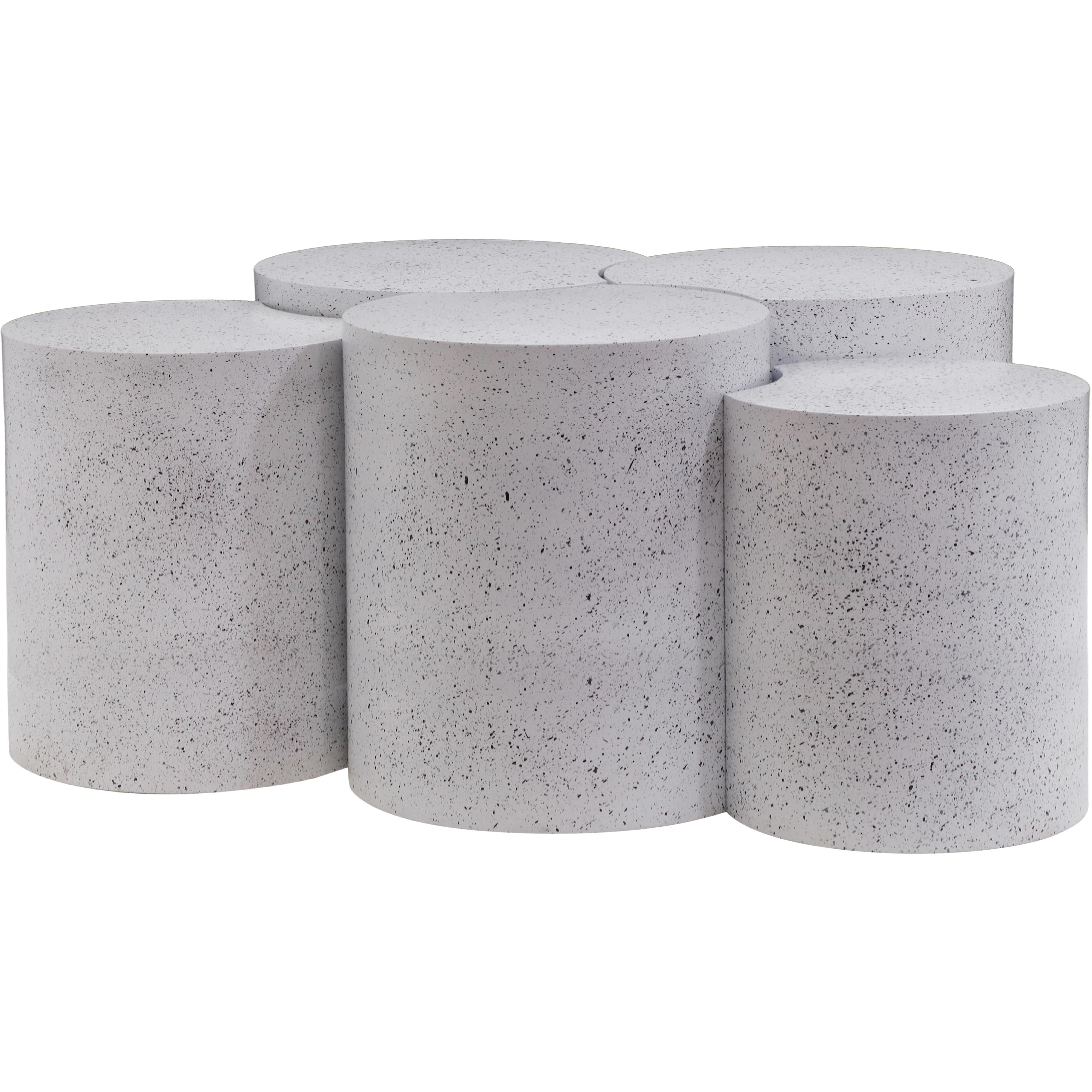 Meridian Dimple White Coffee Table