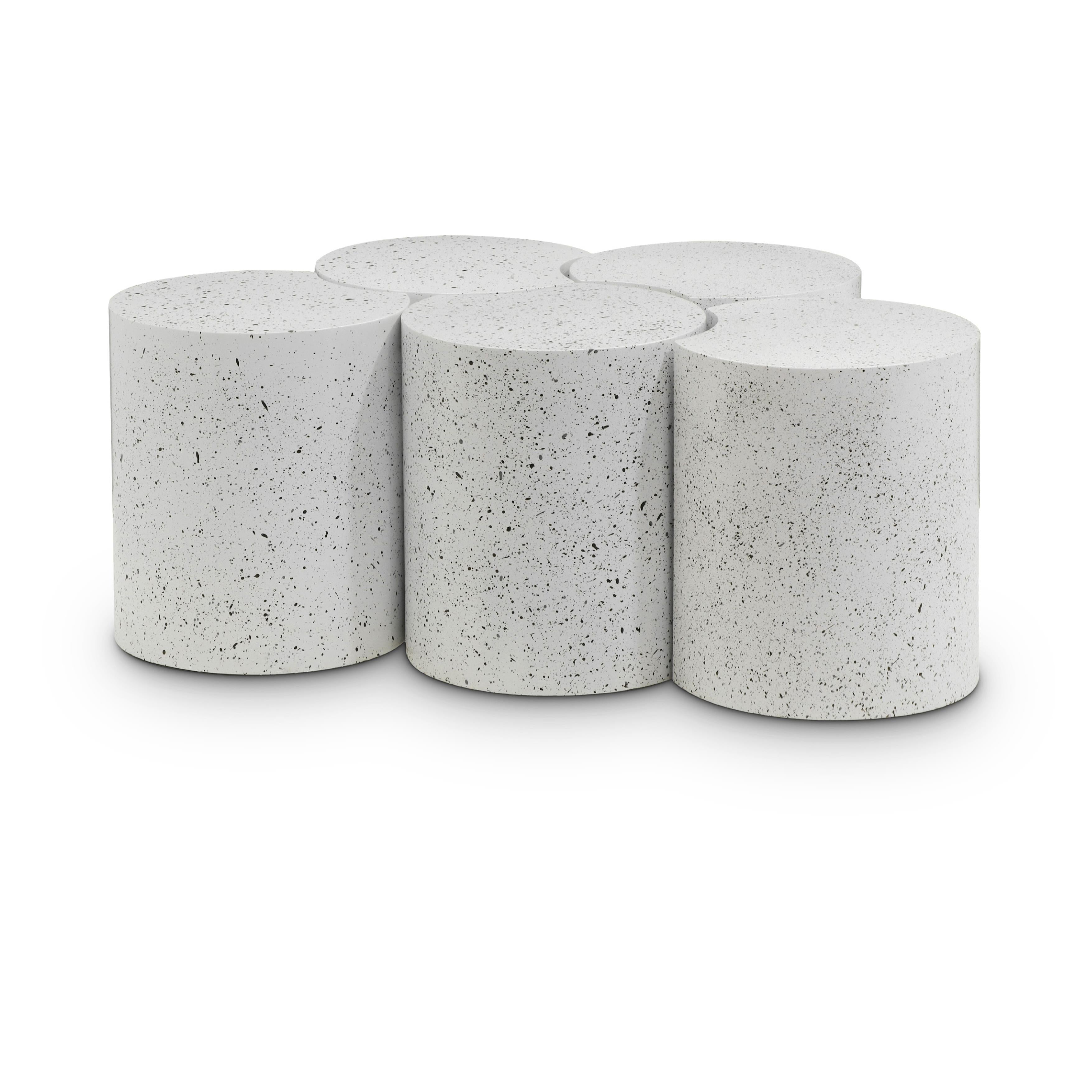 Meridian Dimple White Coffee Table