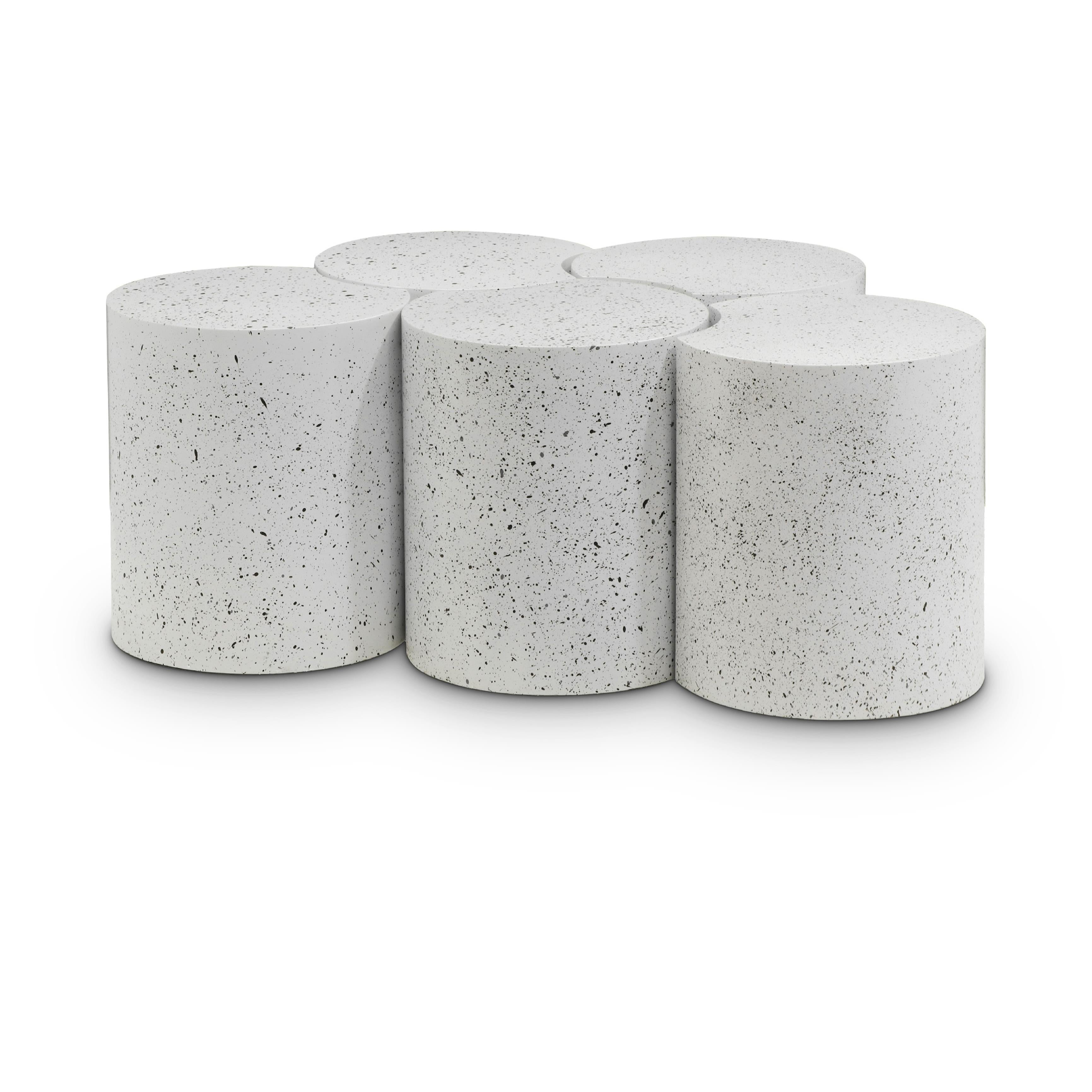 Meridian Dimple White Coffee Table