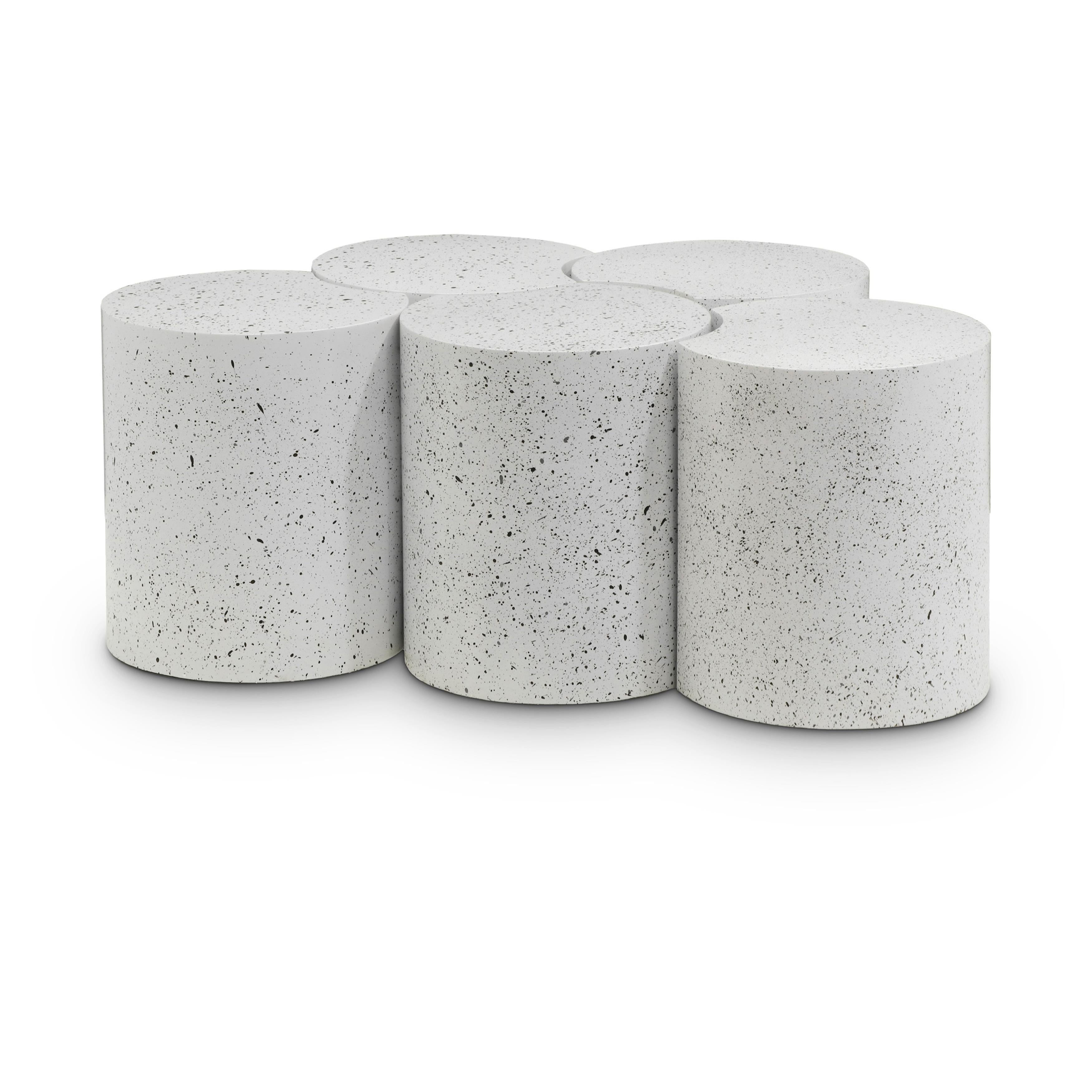Meridian Dimple White Coffee Table