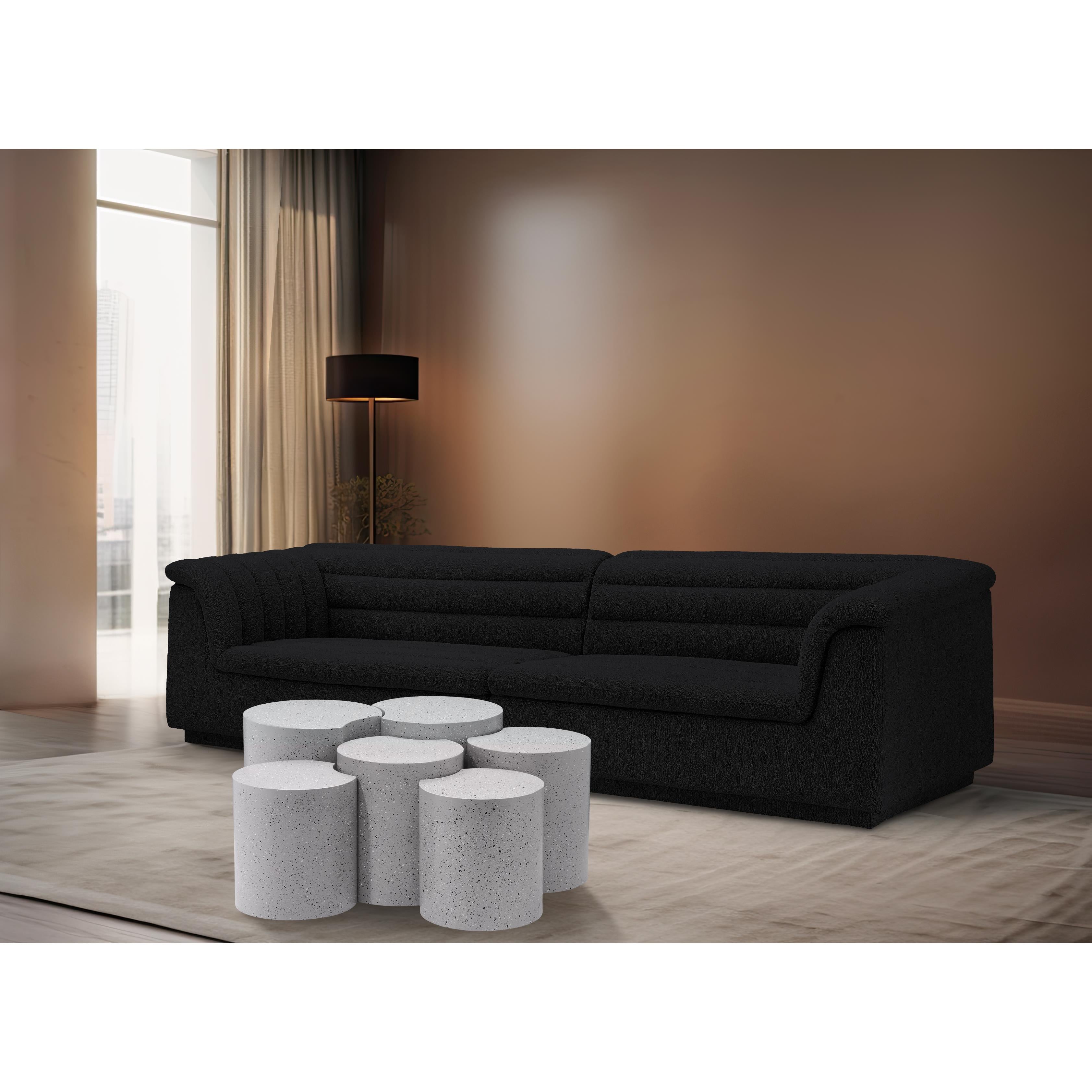 Meridian Dimple White Coffee Table