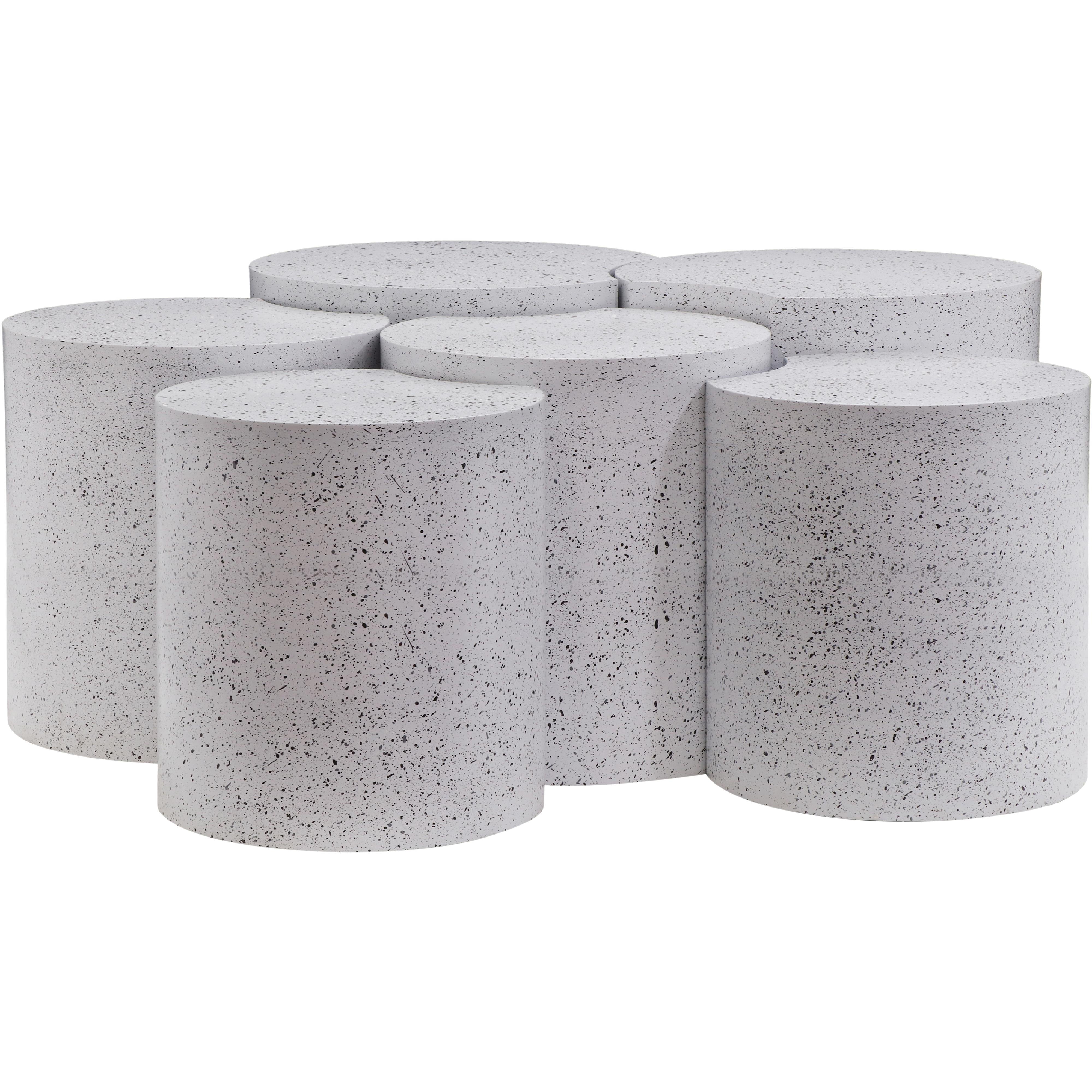 Meridian Dimple White Coffee Table