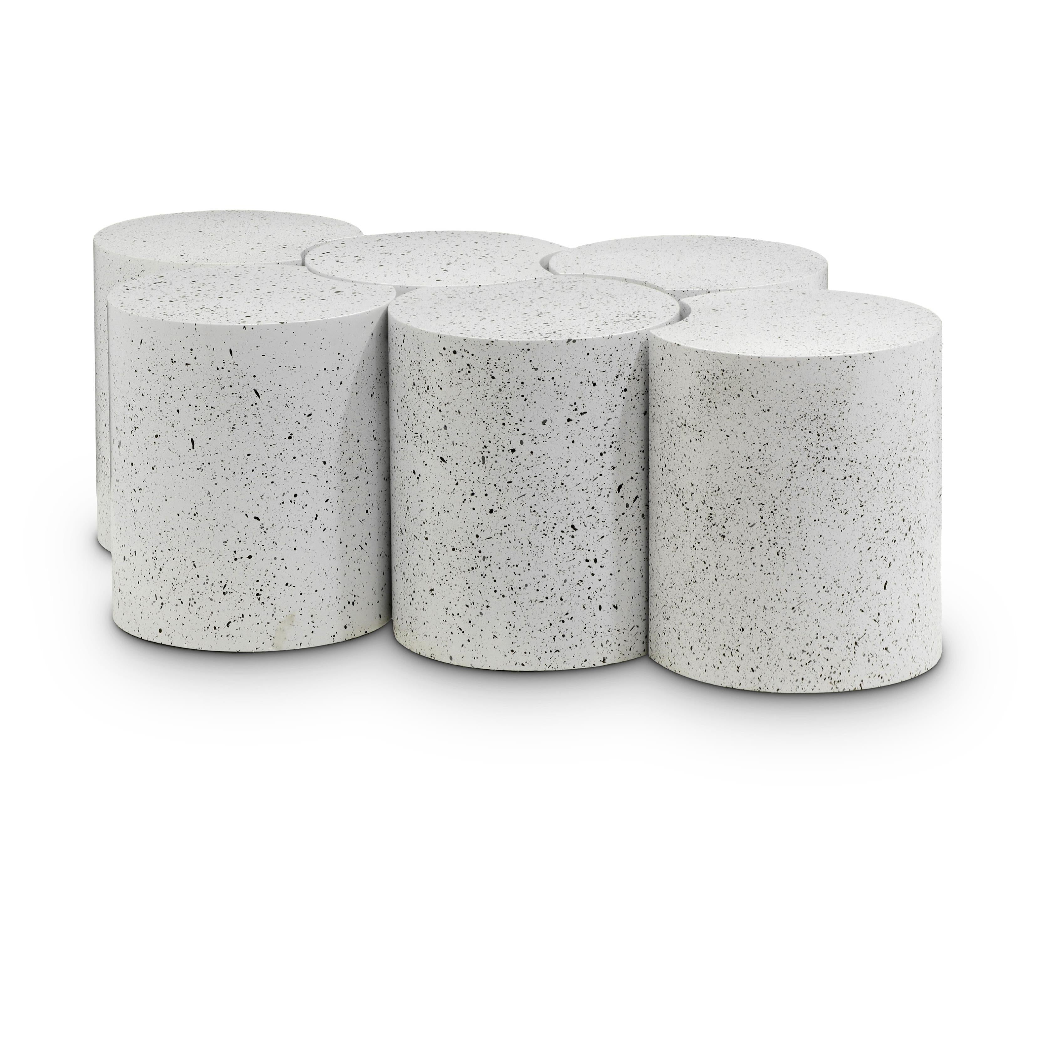 Meridian Dimple White Coffee Table