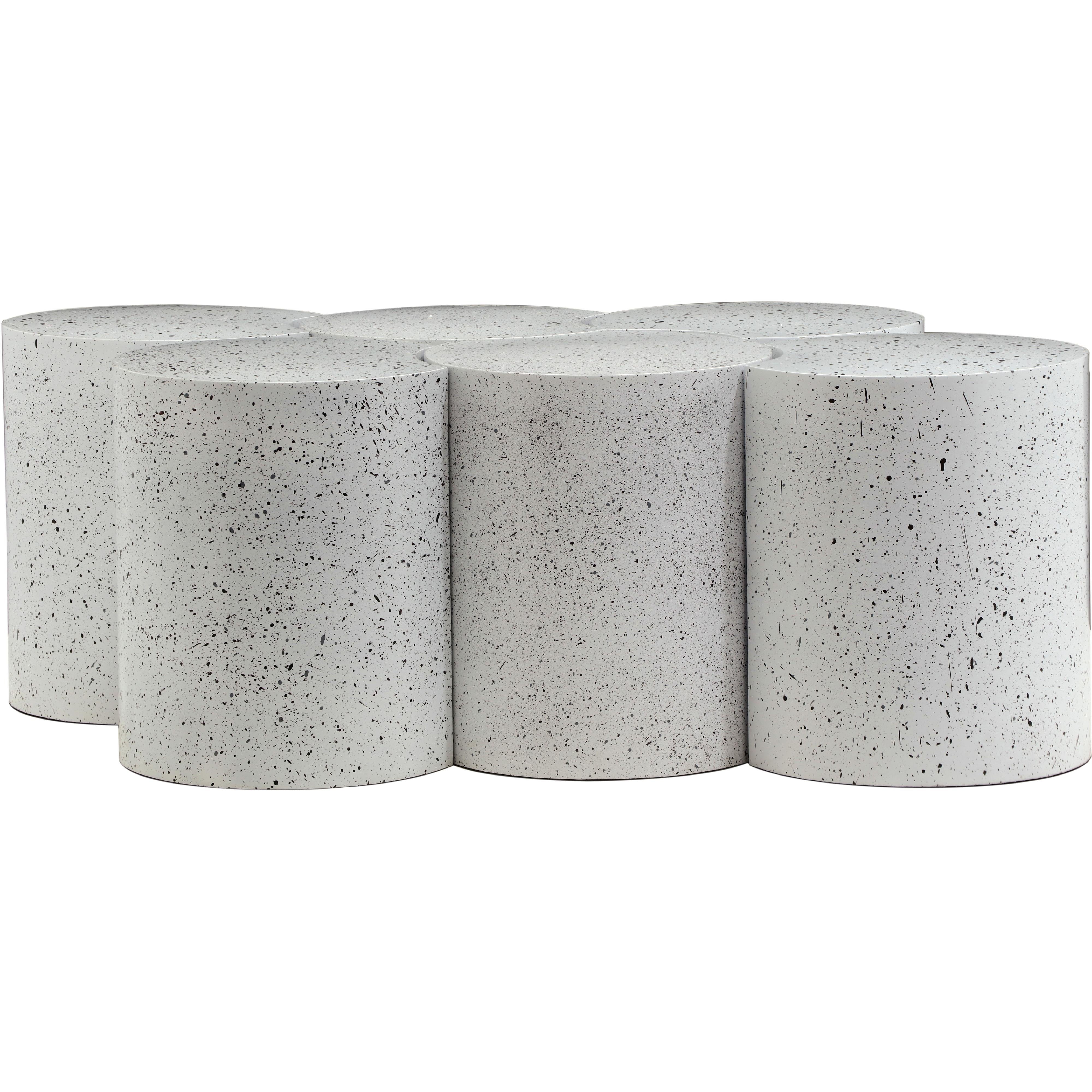 Meridian Dimple White Coffee Table