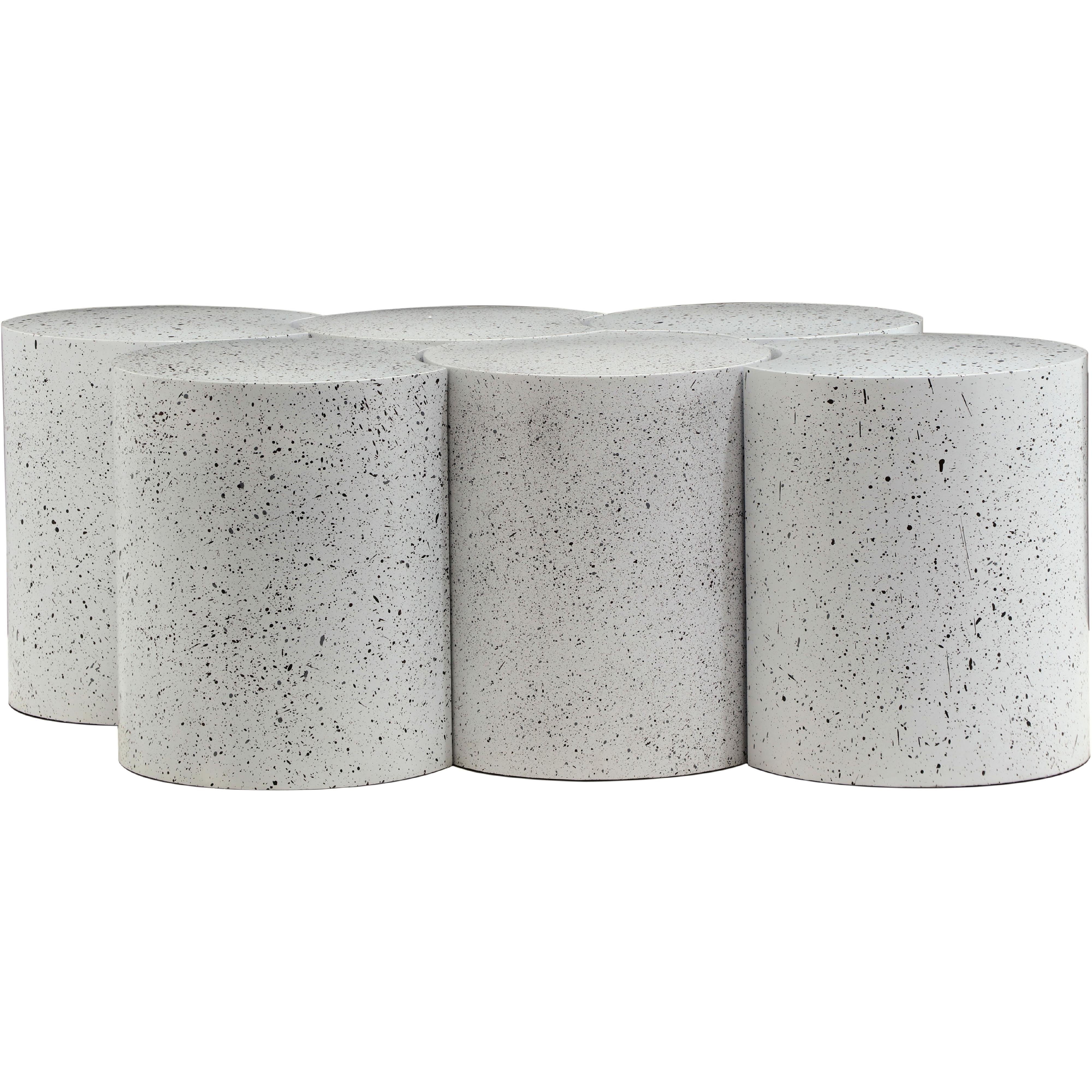 Meridian Dimple White Coffee Table