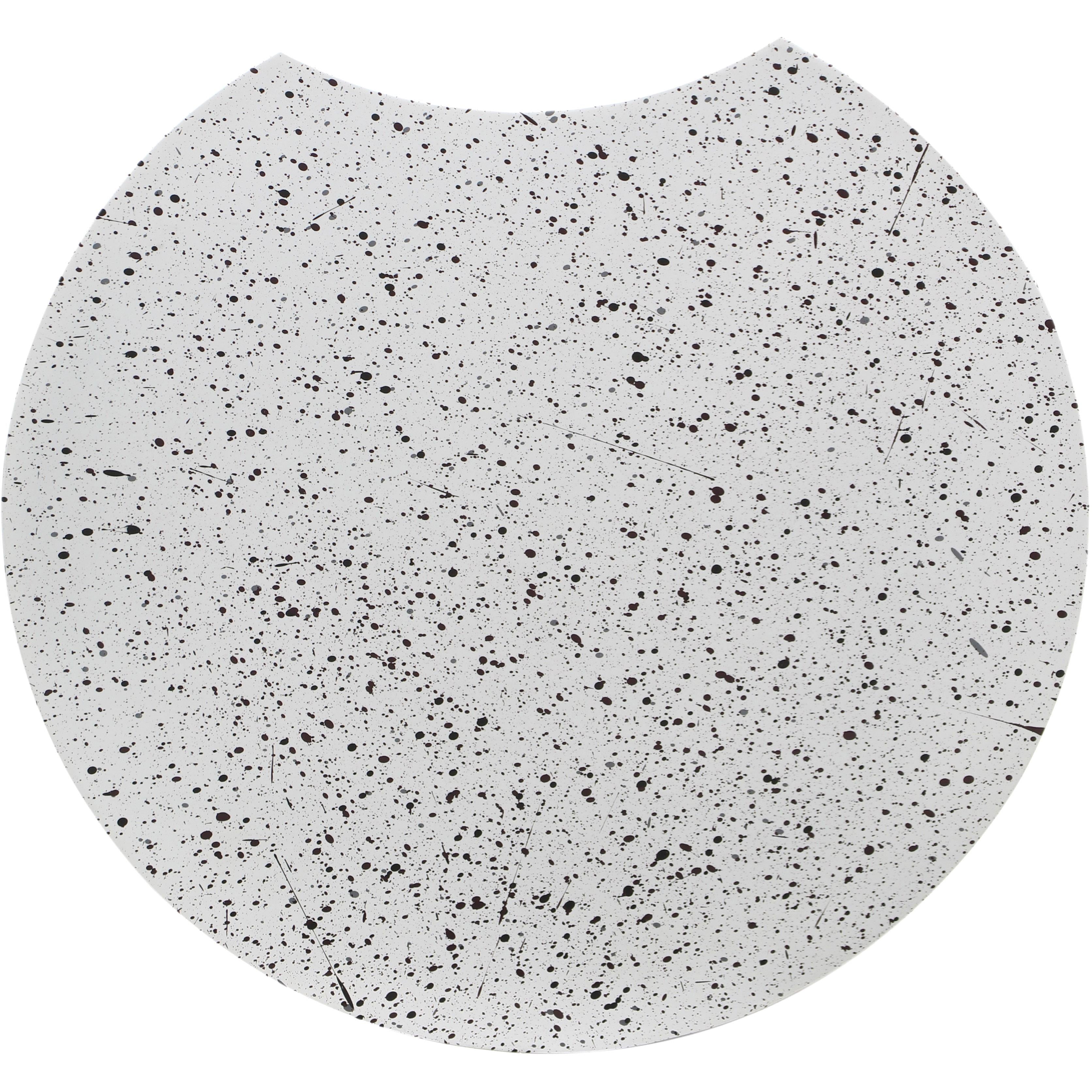 Meridian Dimple White End Table