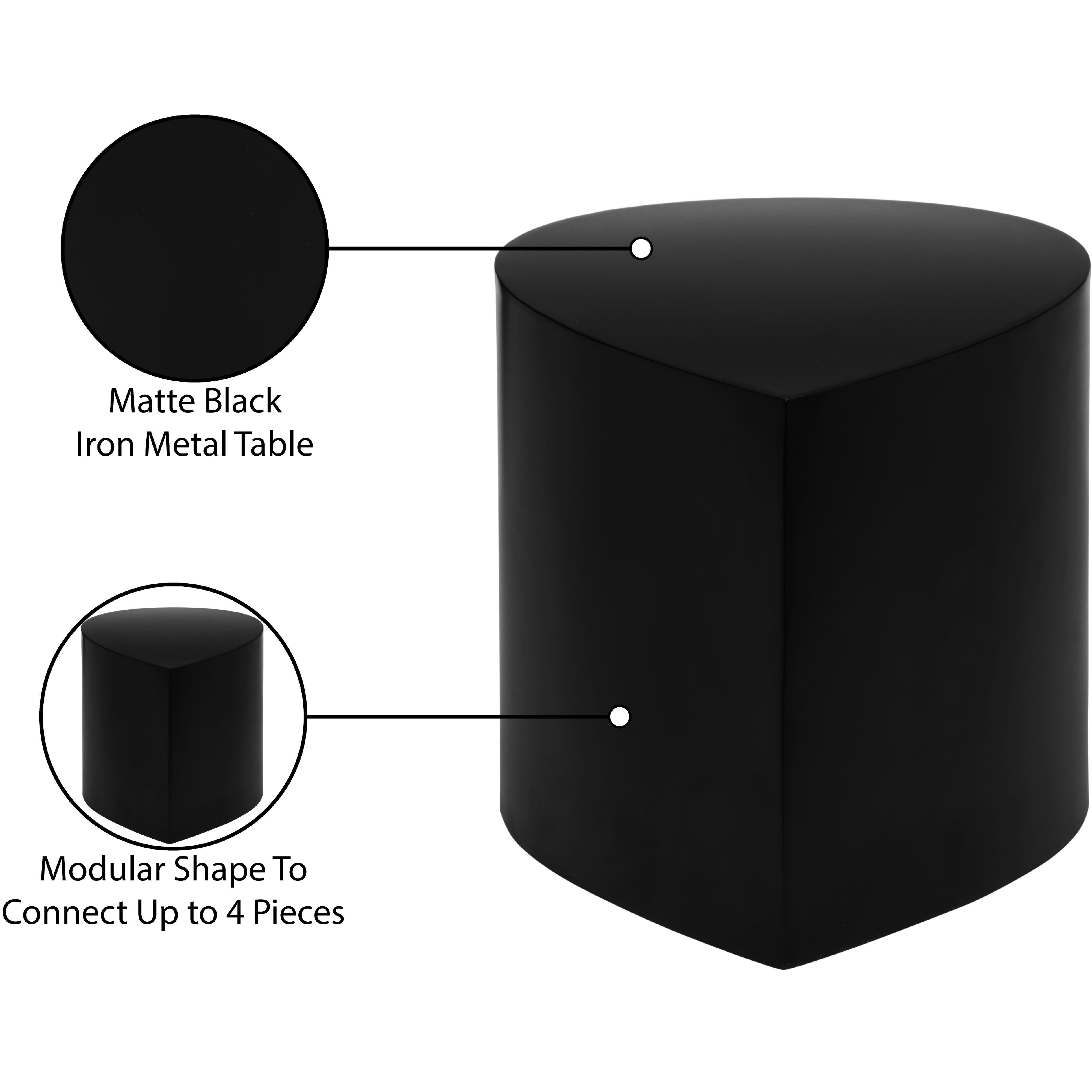 Meridian Petal Black Coffee Table