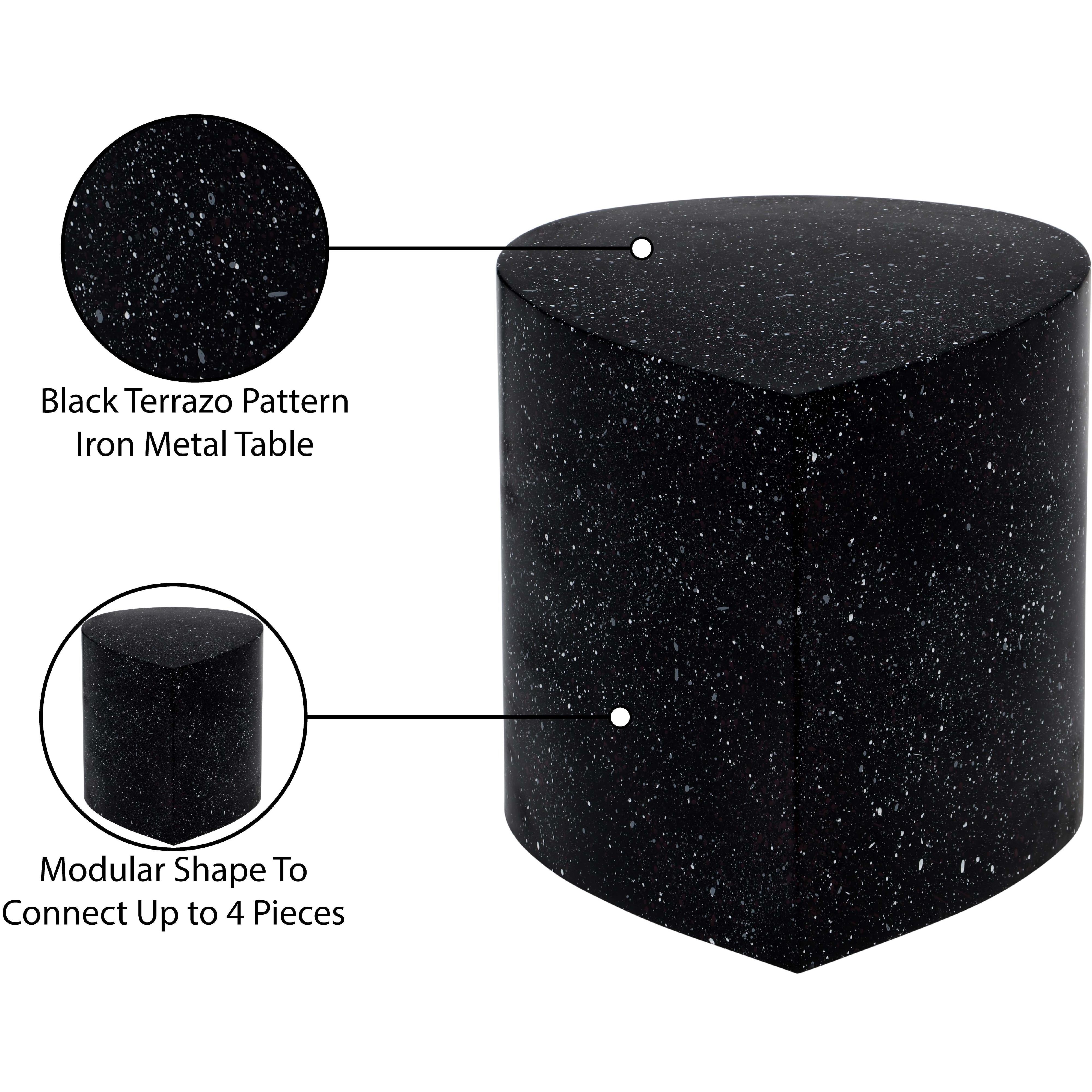 Meridian Petal Black Coffee Table
