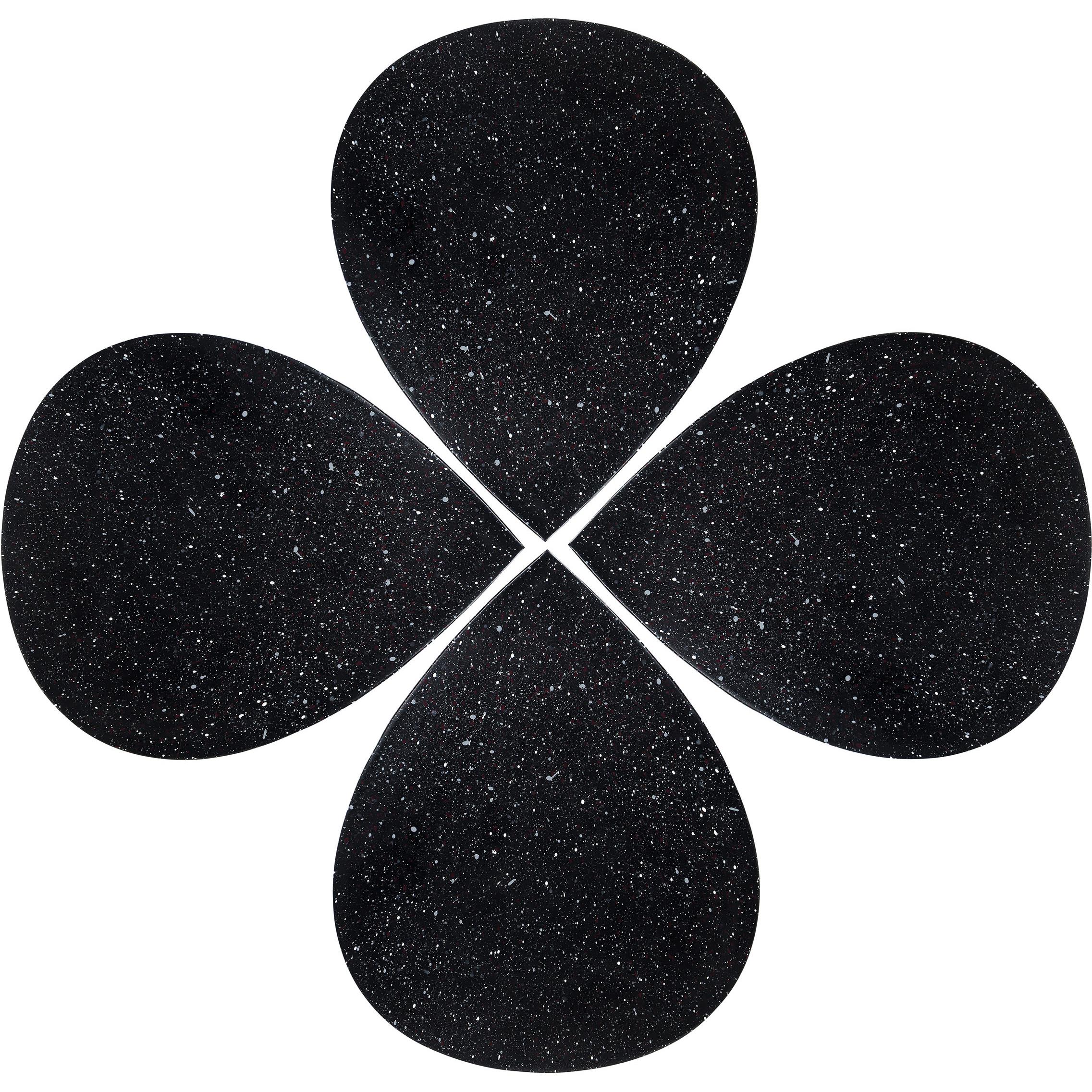 Meridian Petal Black Coffee Table