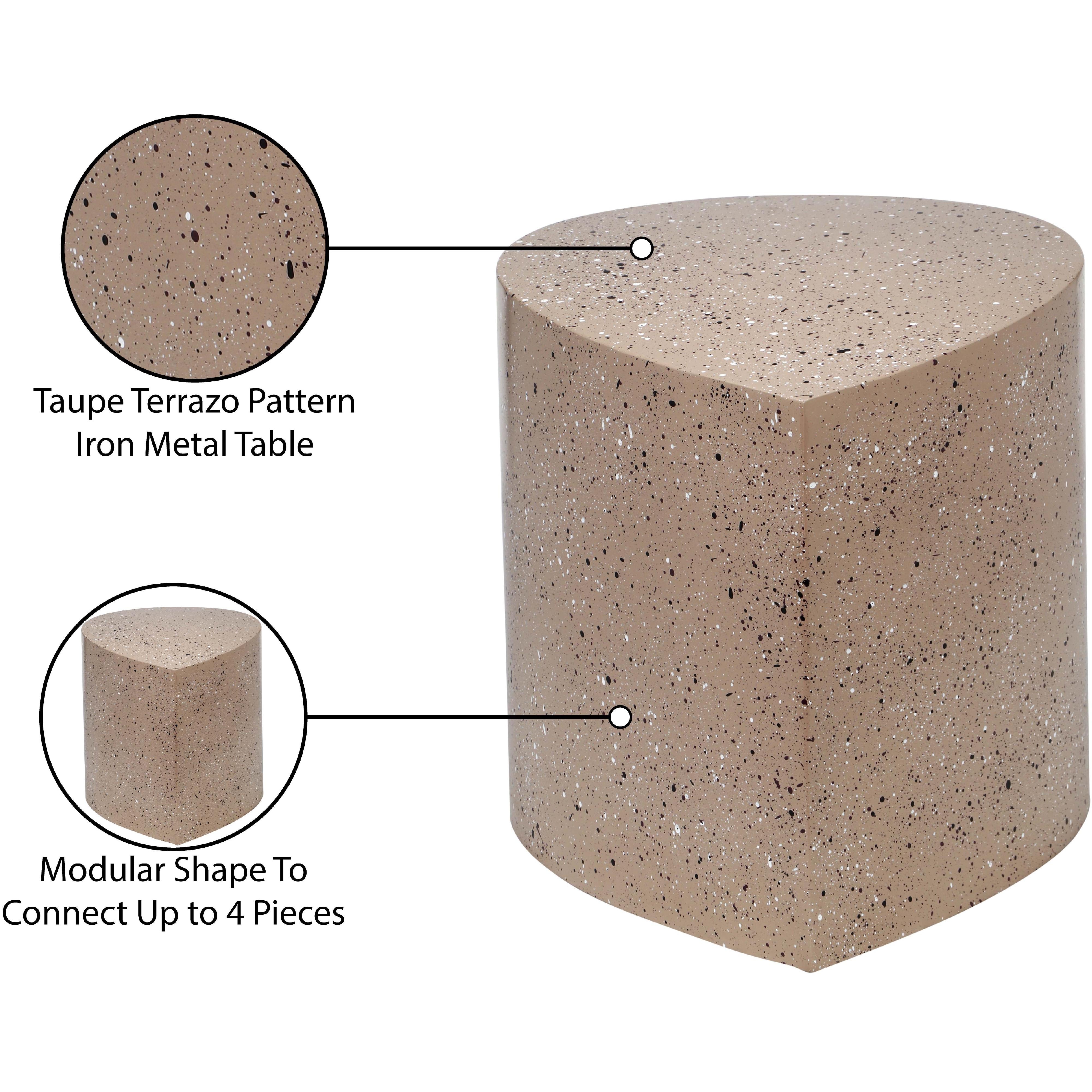 Meridian Petal Taupe Coffee Table