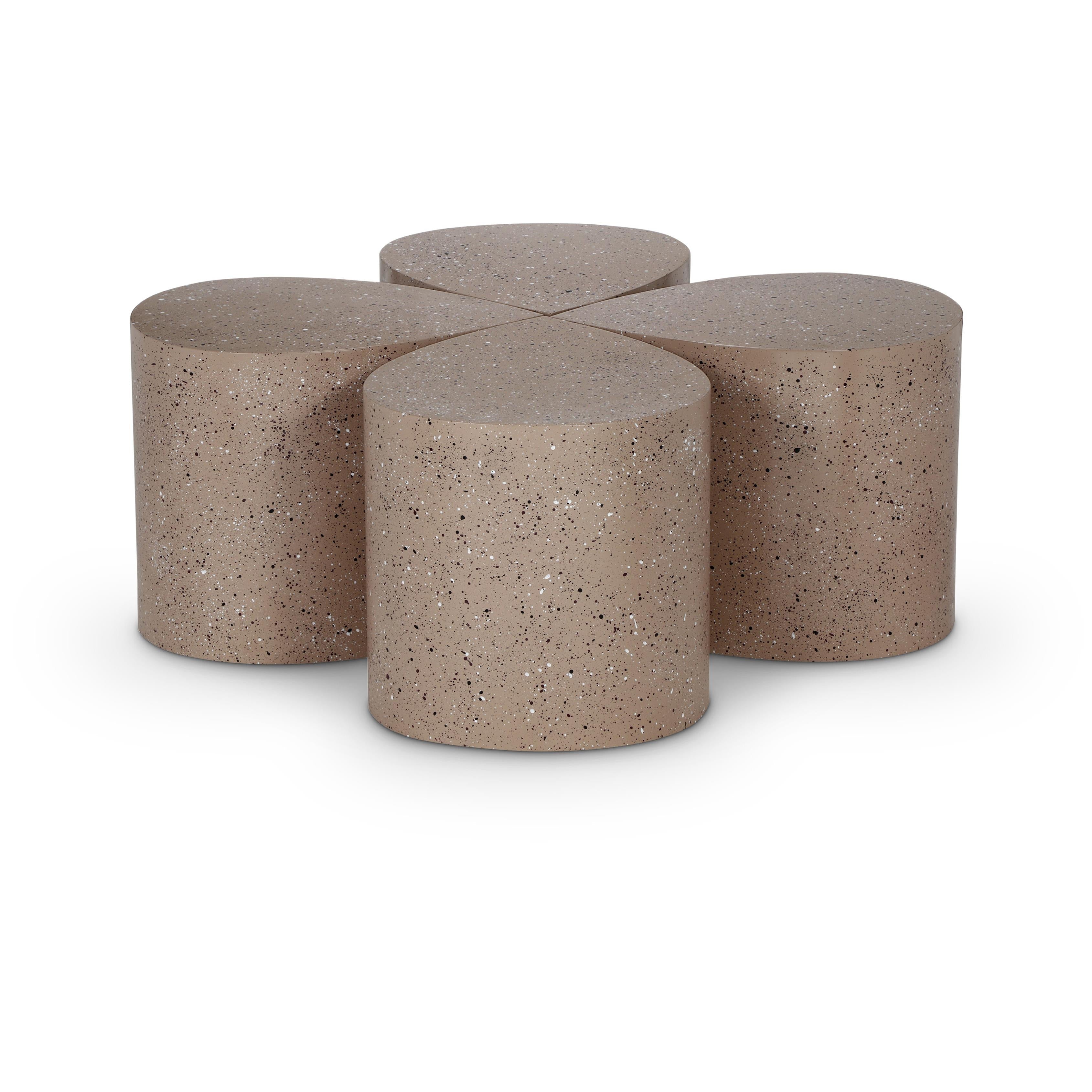Meridian Petal Taupe Coffee Table