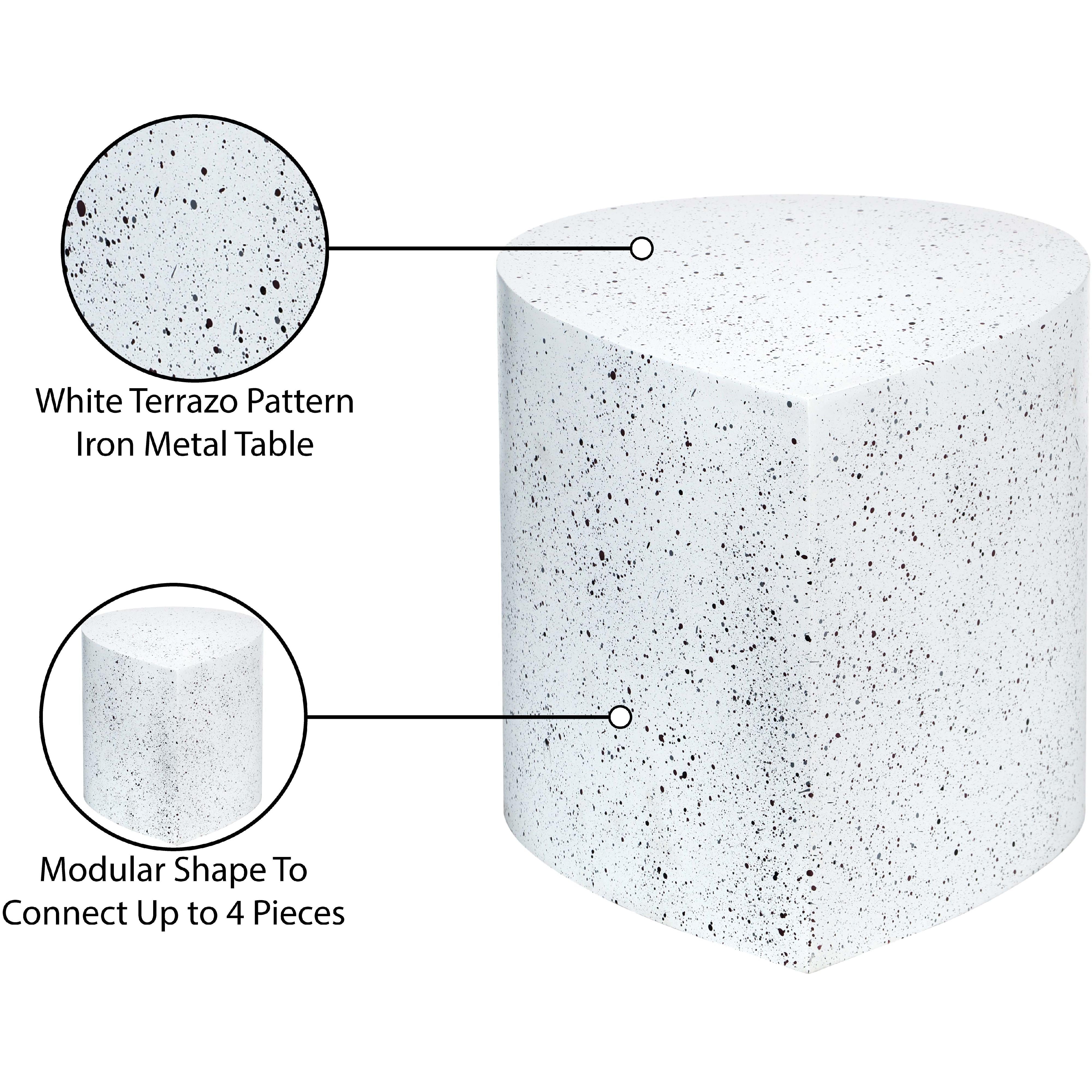 Meridian Petal White Coffee Table