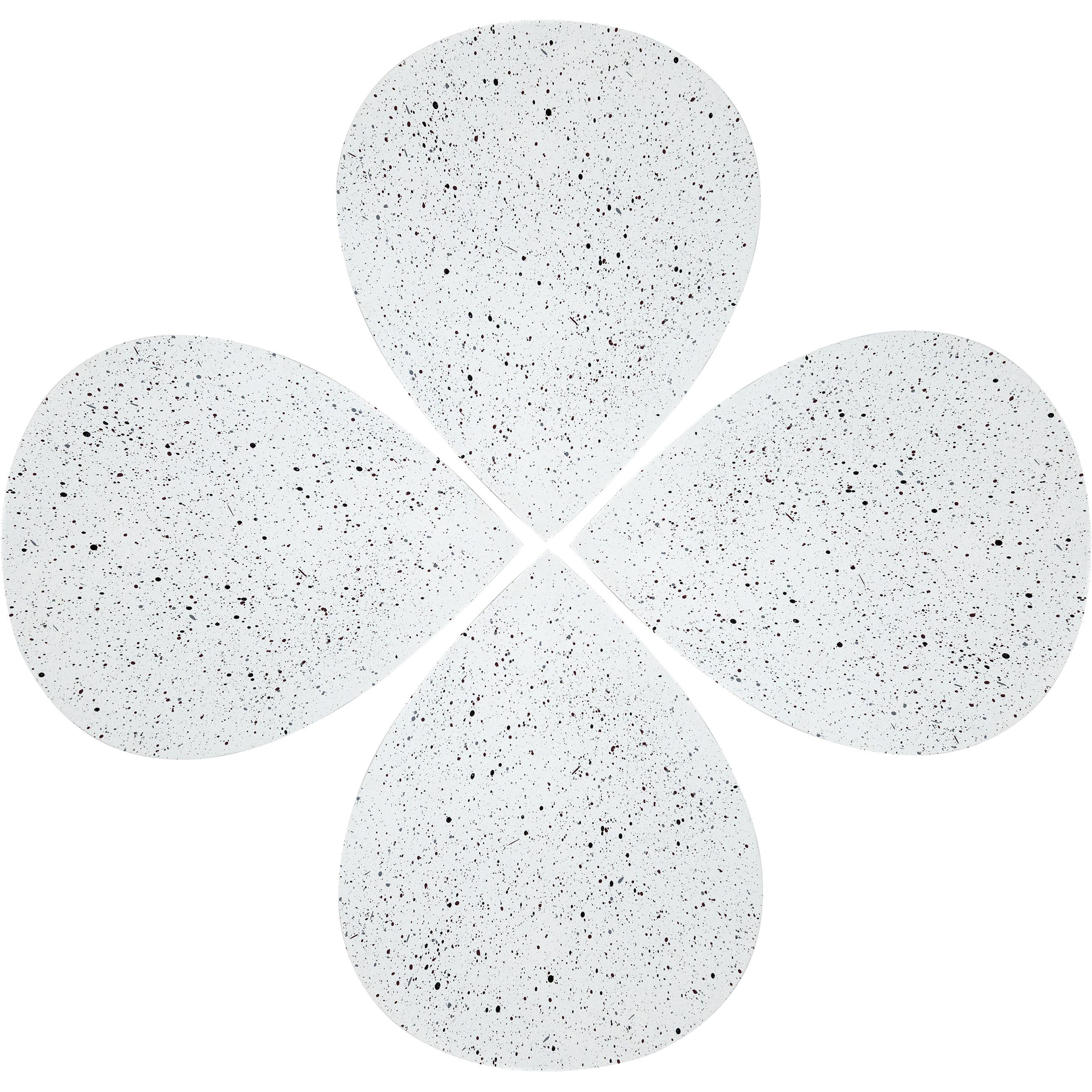 Meridian Petal White Coffee Table