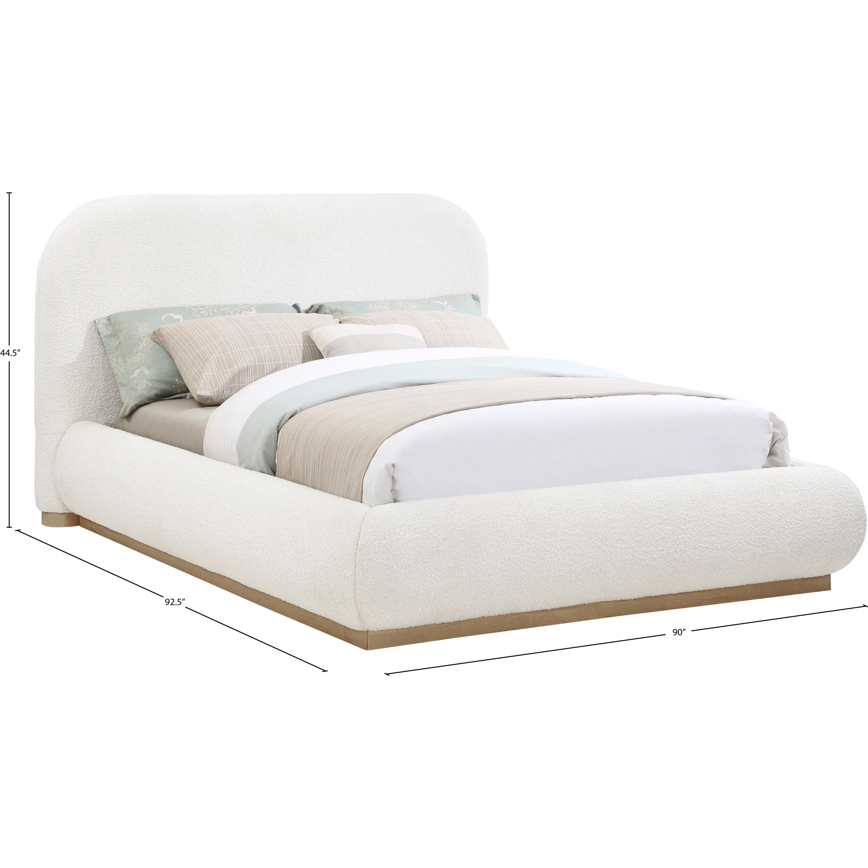 Meridian Vaughn Cream King Bed