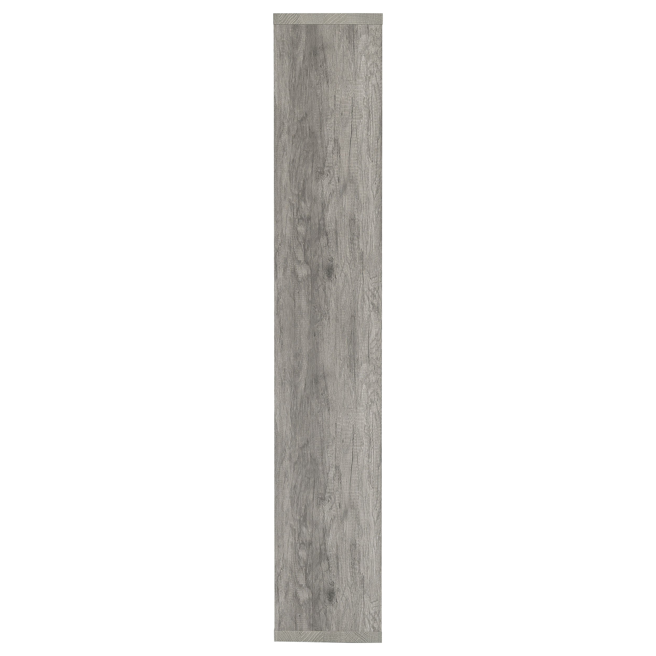 Theo 71-inch 7-shelf Bookshelf Cappuccino