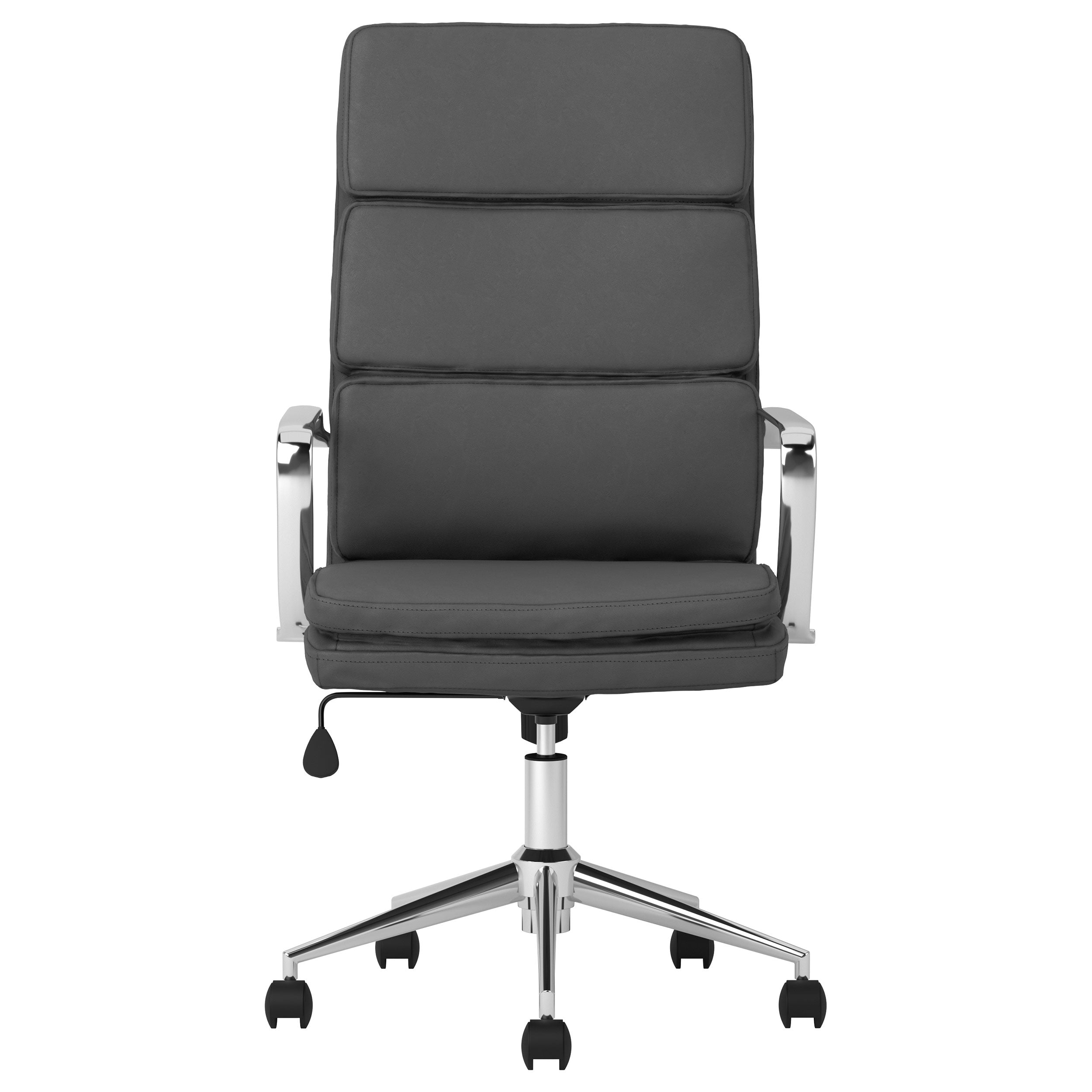 Ximena Upholstered Adjustable High Back Office Chair Black