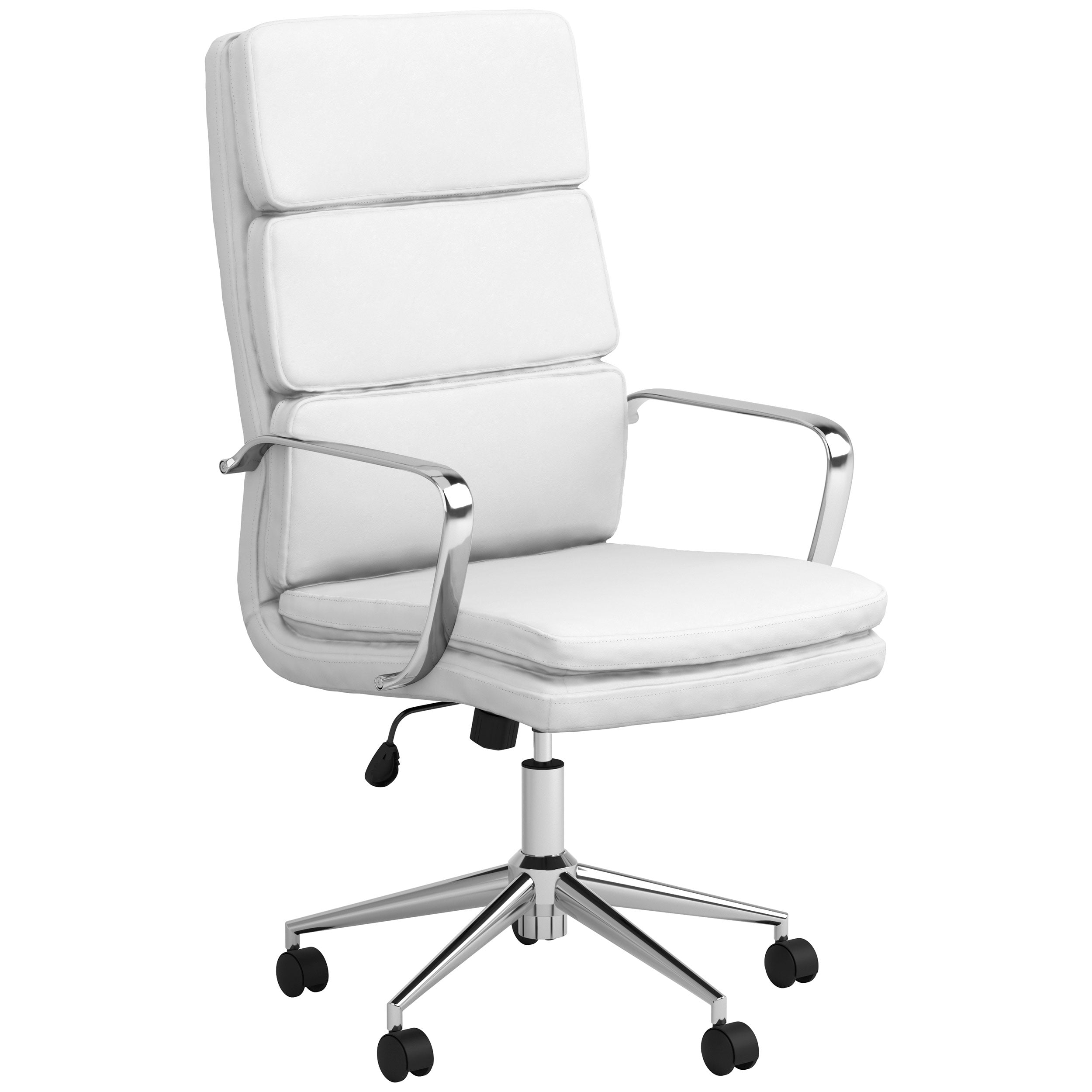 Ximena Upholstered Adjustable High Back Office Chair Black