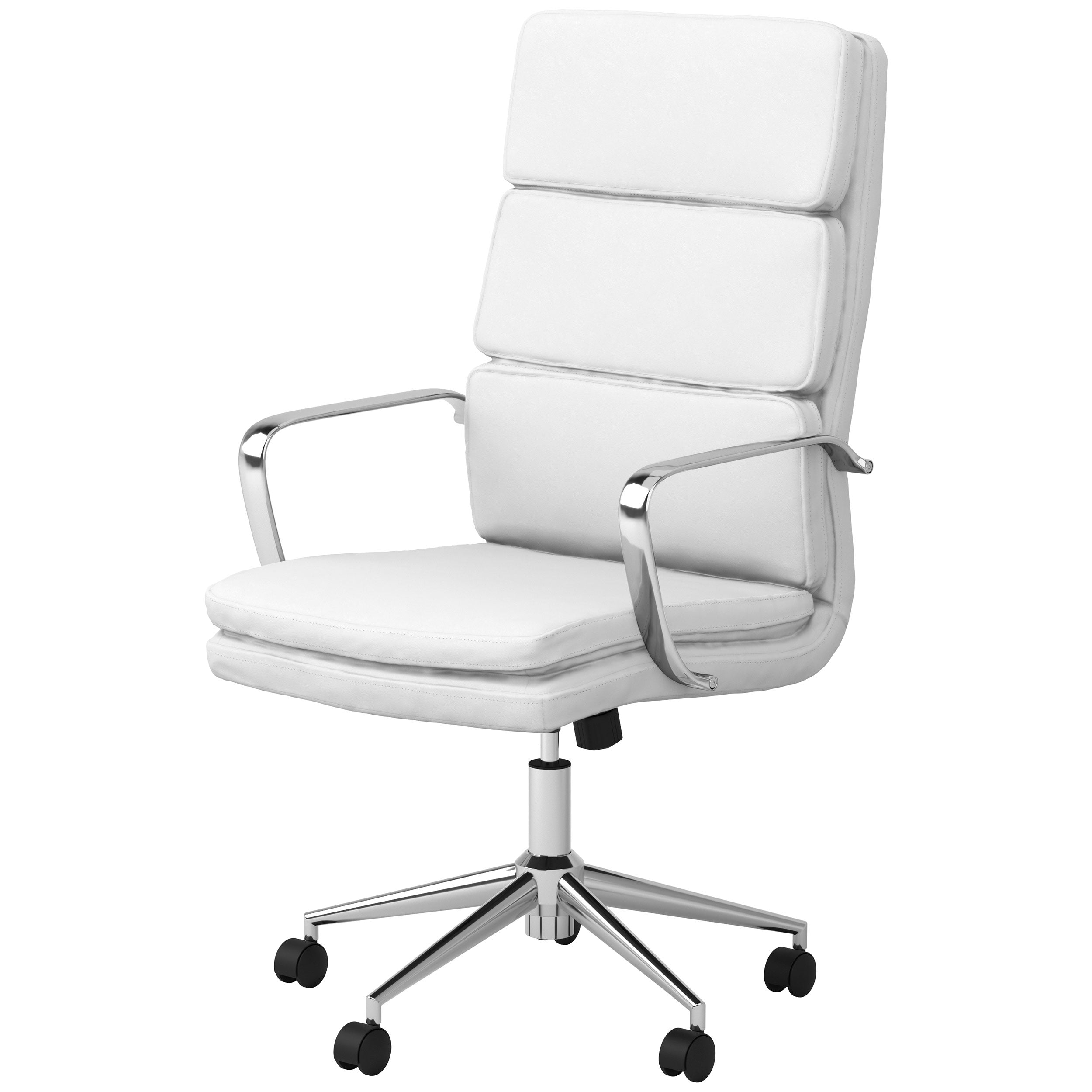 Ximena Upholstered Adjustable High Back Office Chair Black