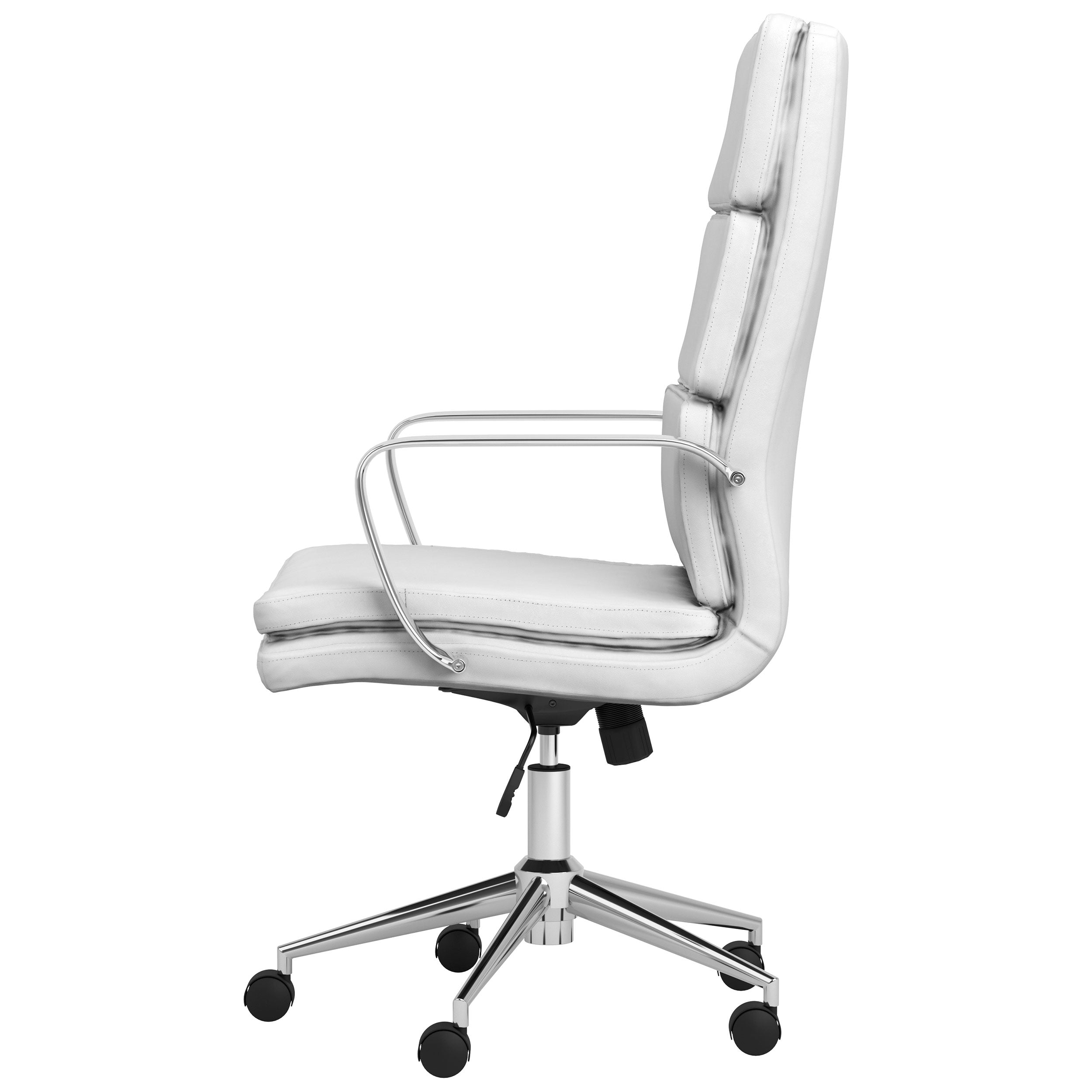 Ximena Upholstered Adjustable High Back Office Chair Black