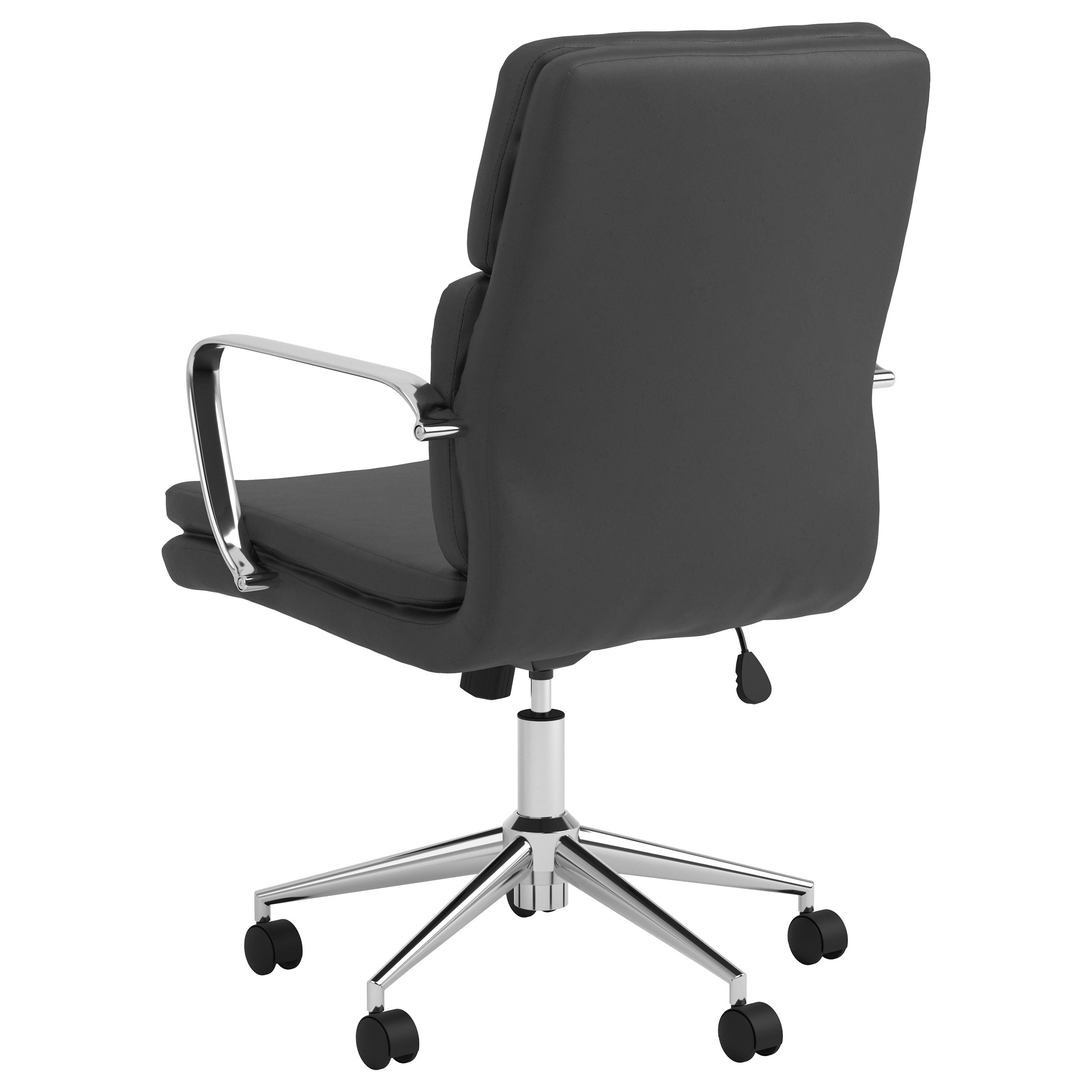 Ximena Upholstered Adjustable High Back Office Chair Black