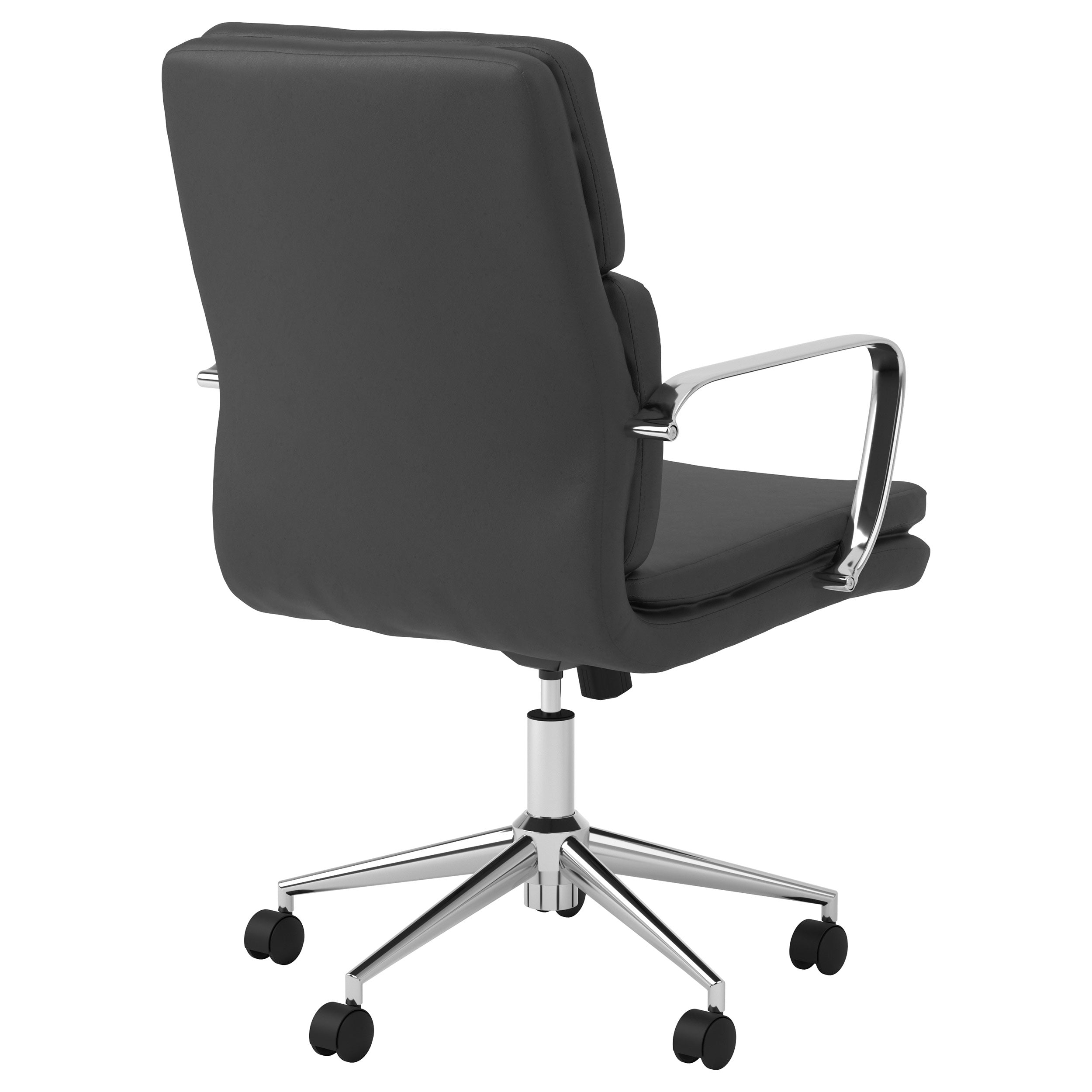Ximena Upholstered Adjustable High Back Office Chair Black