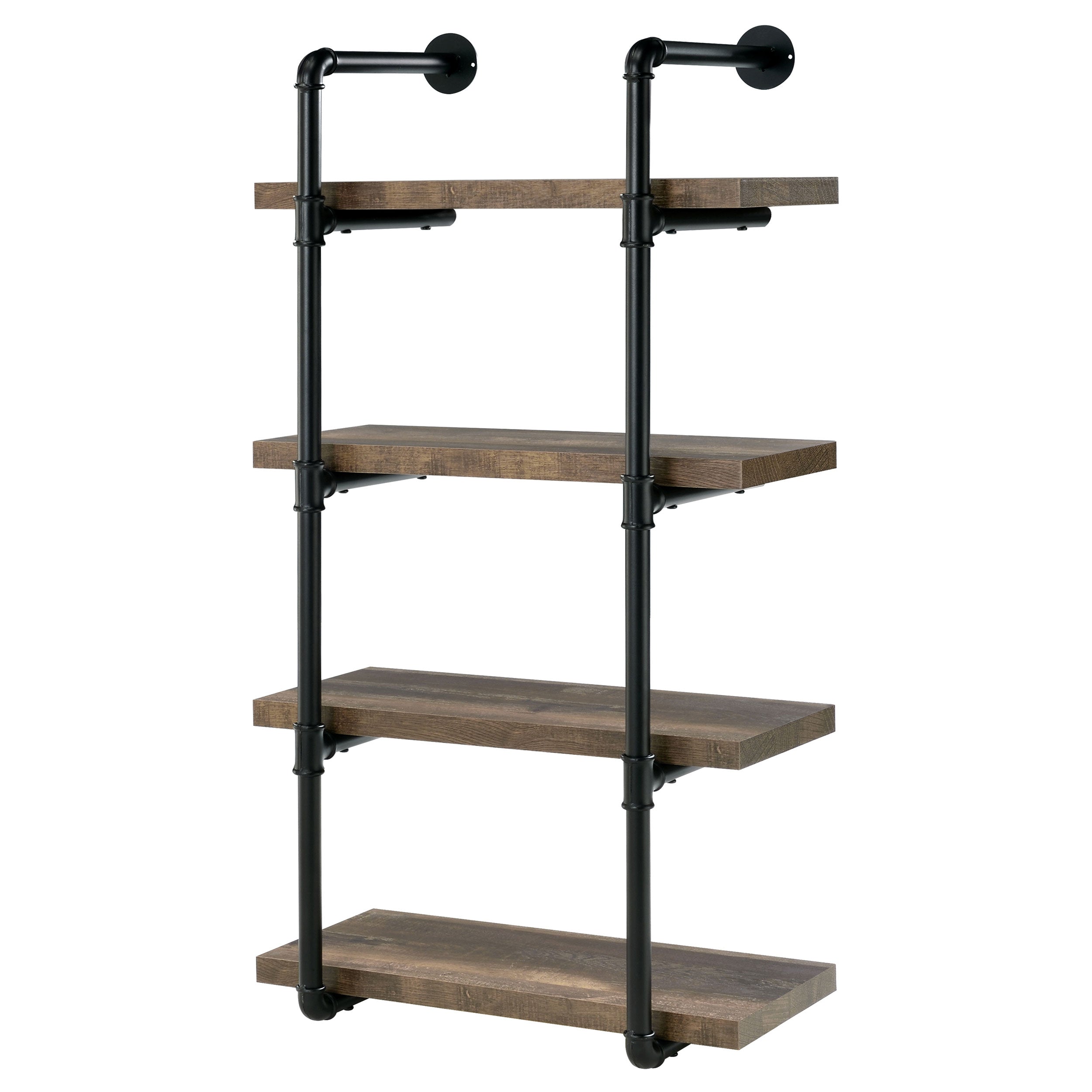 Elmcrest 24-inch 4-shelf Wall Bookshelf Grey Driftwood