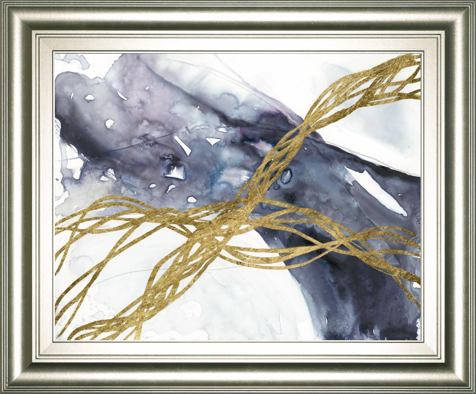 Agate Wave Iii By Jennifer Goldberger 22X26 Framed Print