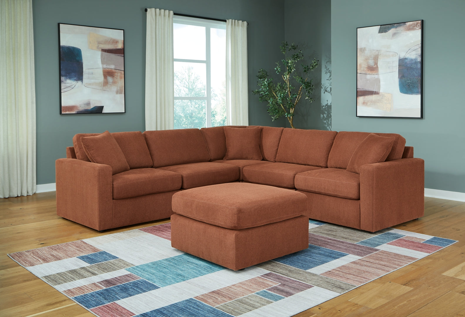 Modmax  Sectional with Ottoman