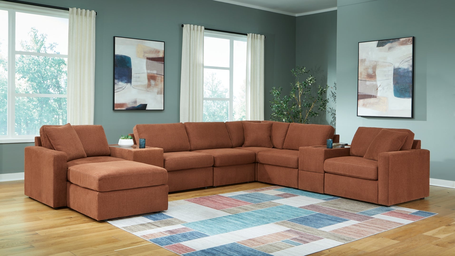 Modmax  Sectional with Ottoman
