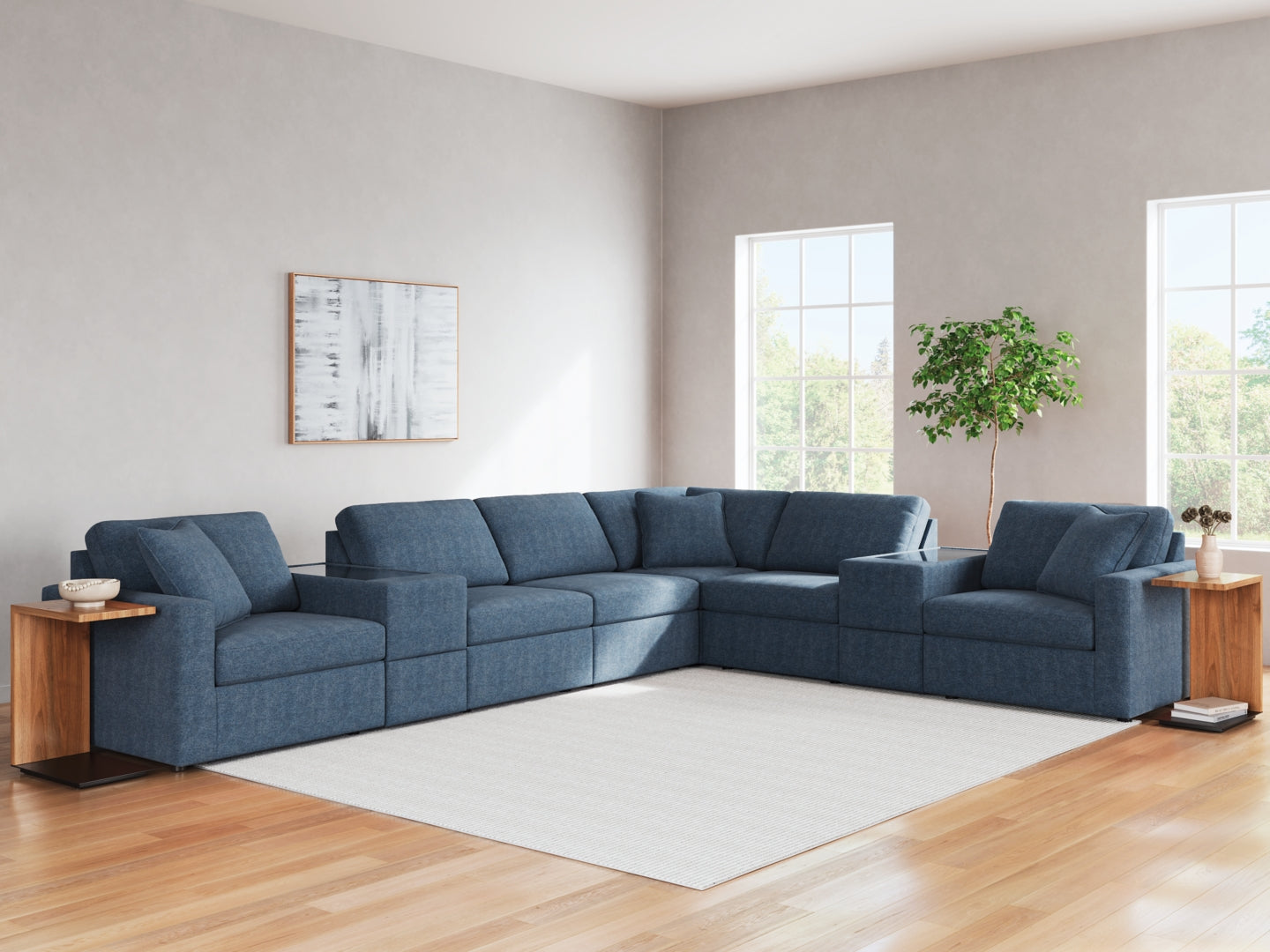 Modmax  Sectional with Ottoman