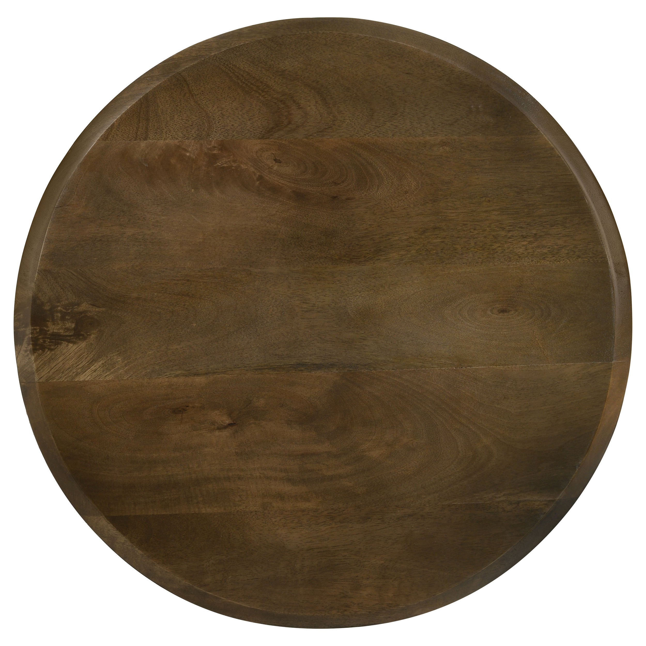 Deja  Round Nesting Table Set Natural and Gunmetal