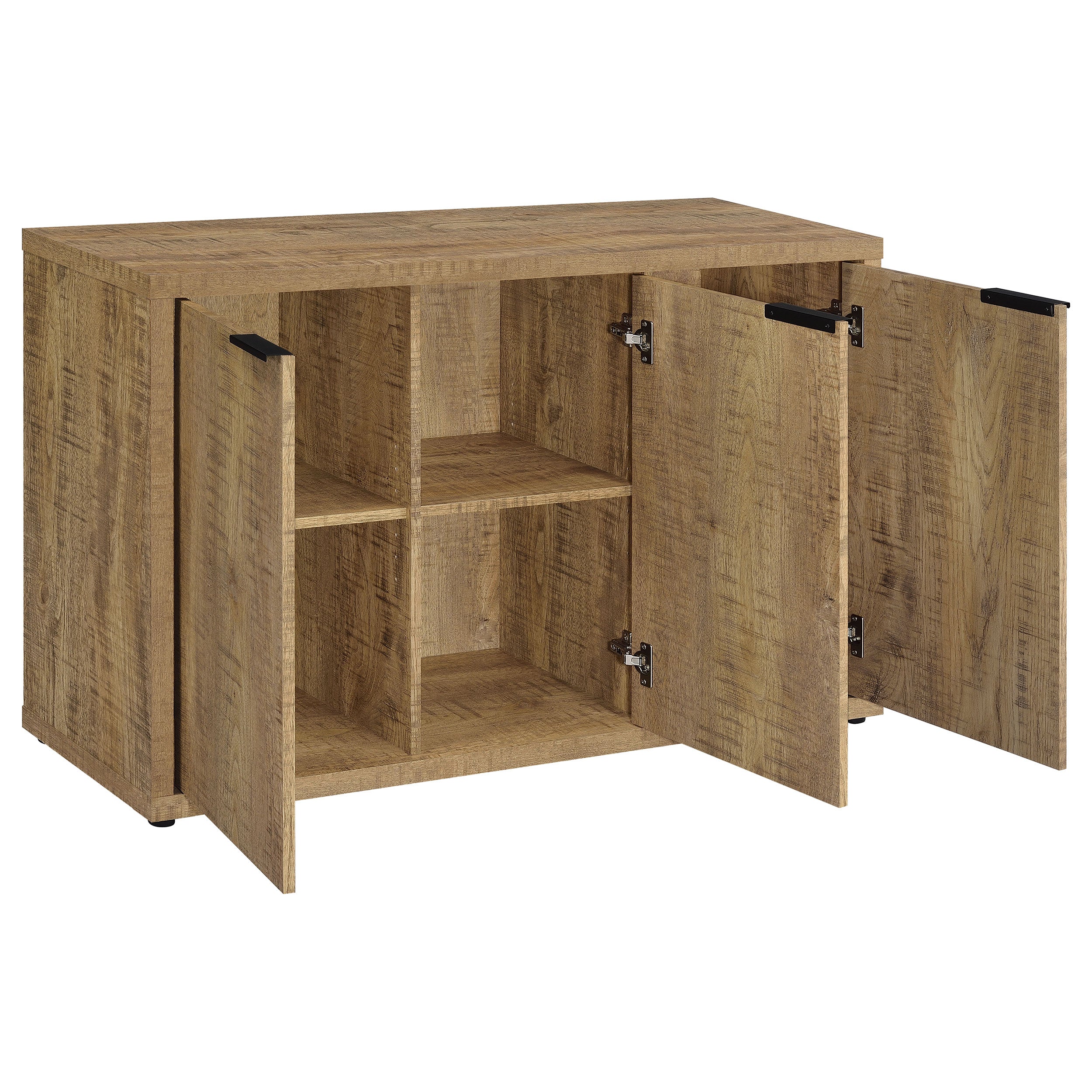 Pepita 2-door Engineered Wood Accent Cabinet Mango Brown