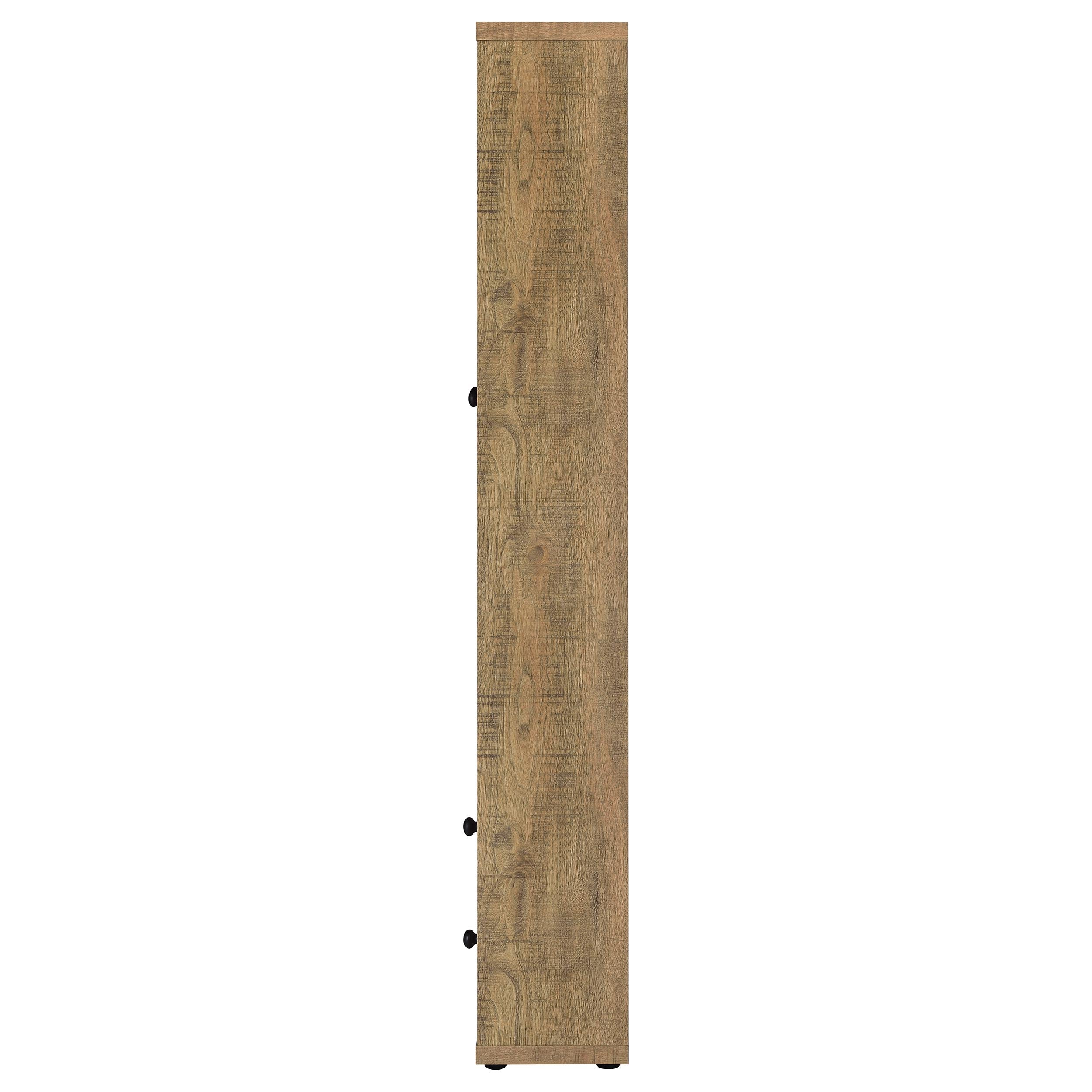 Hawthorne 4-shelf Glass Door Tall Cabinet with Drawers