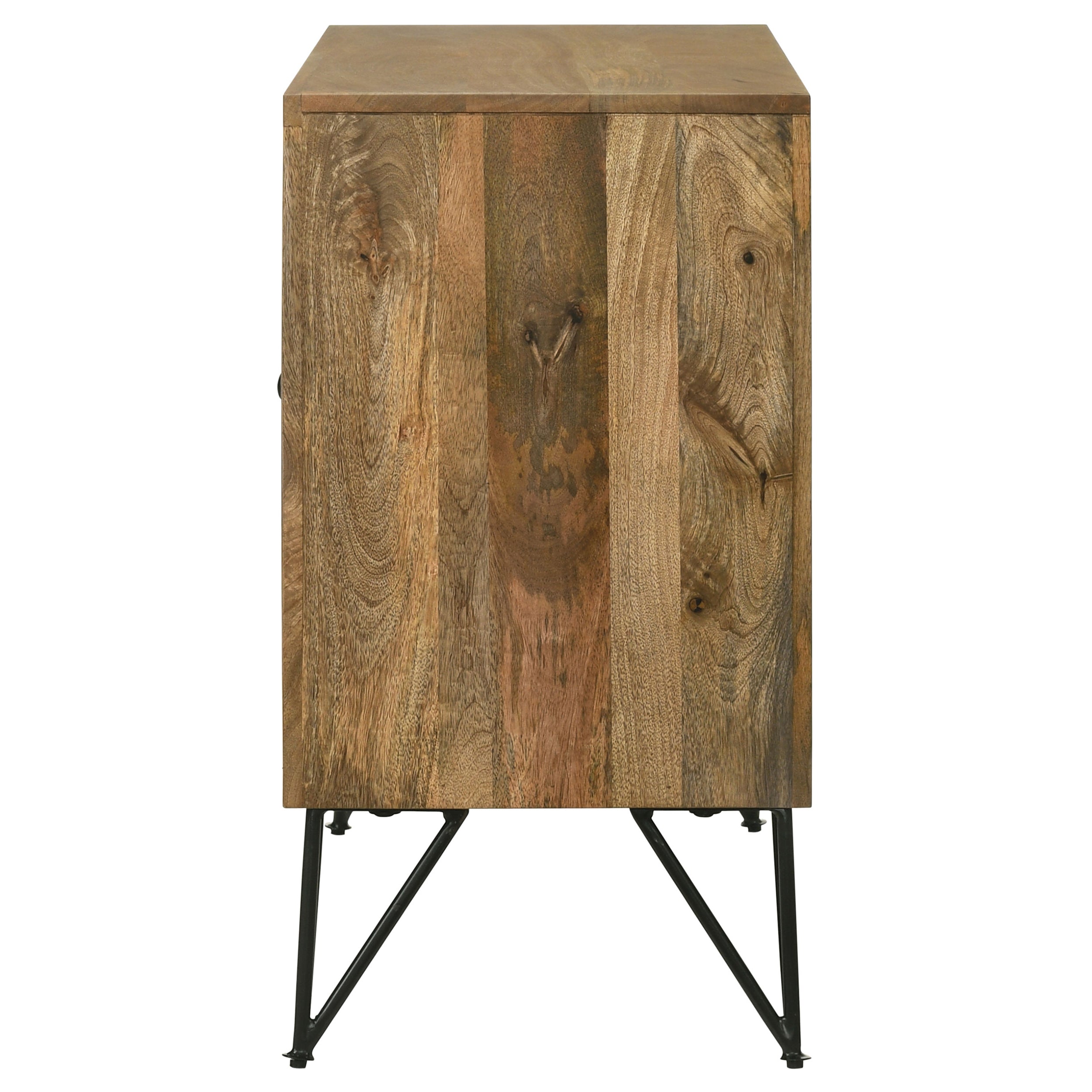 Eileen 2-door Wood Storage Accent Cabinet White Washed