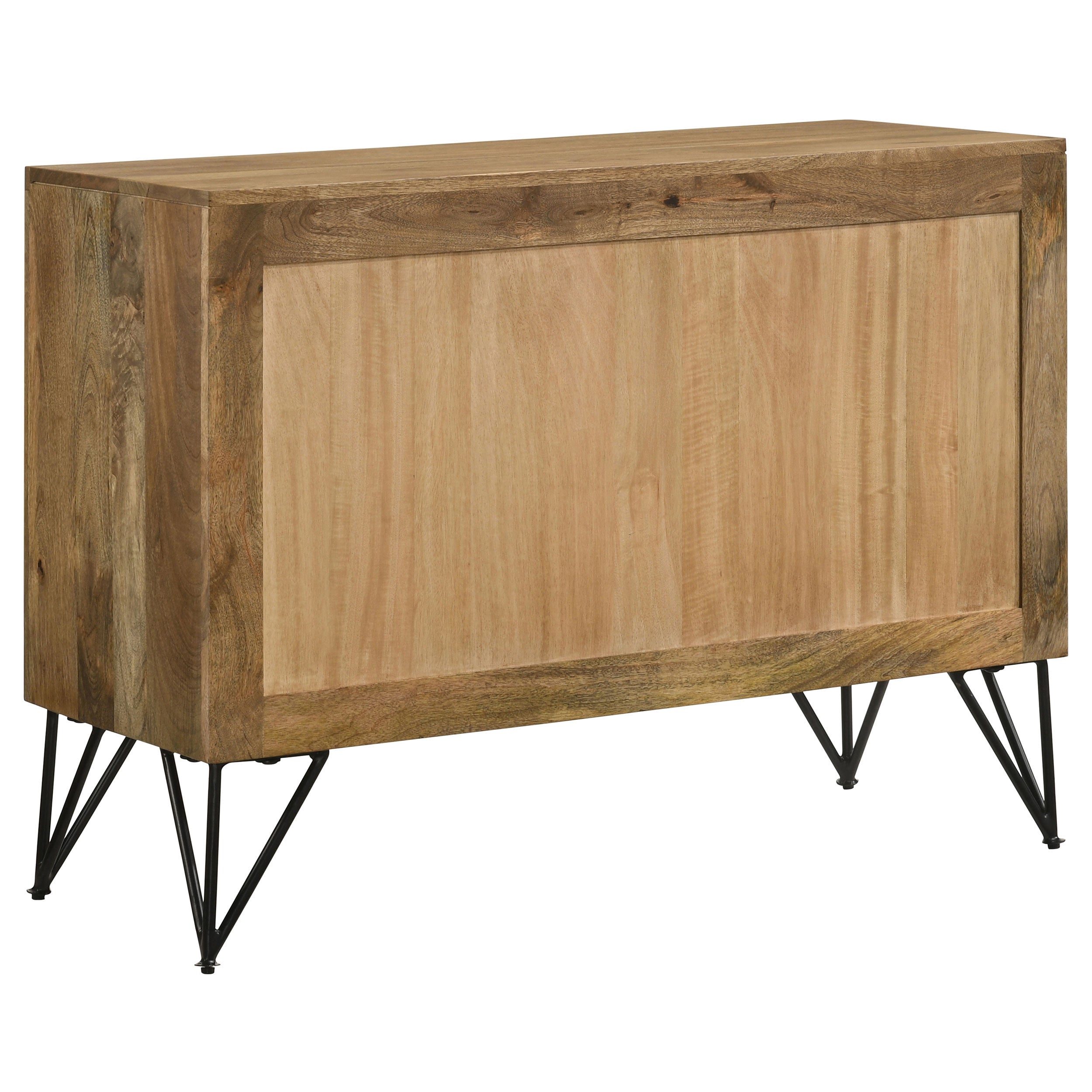 Eileen 2-door Wood Storage Accent Cabinet White Washed