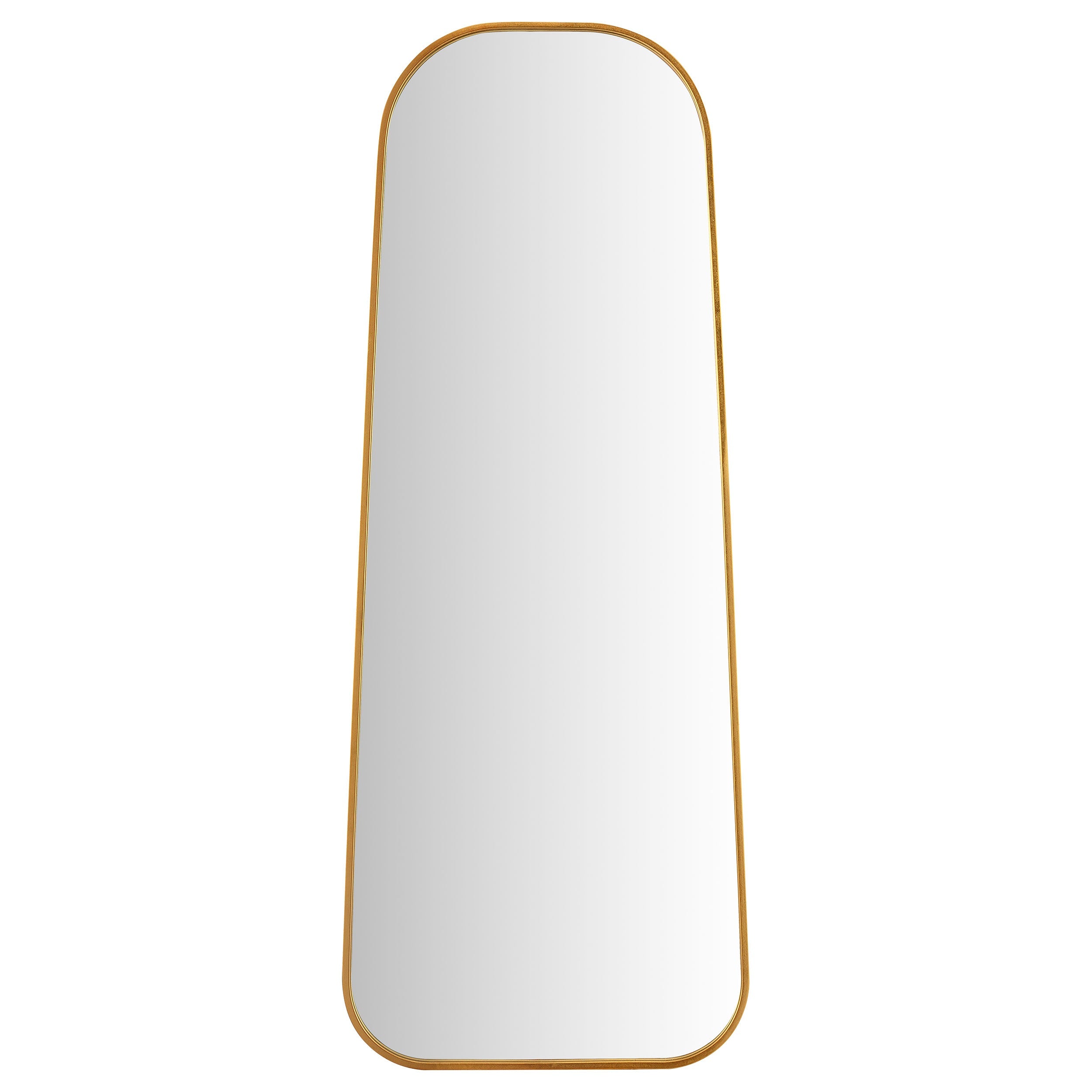 Simeon 20 x 52 Inch  Length Floor Mirror Antique Gold