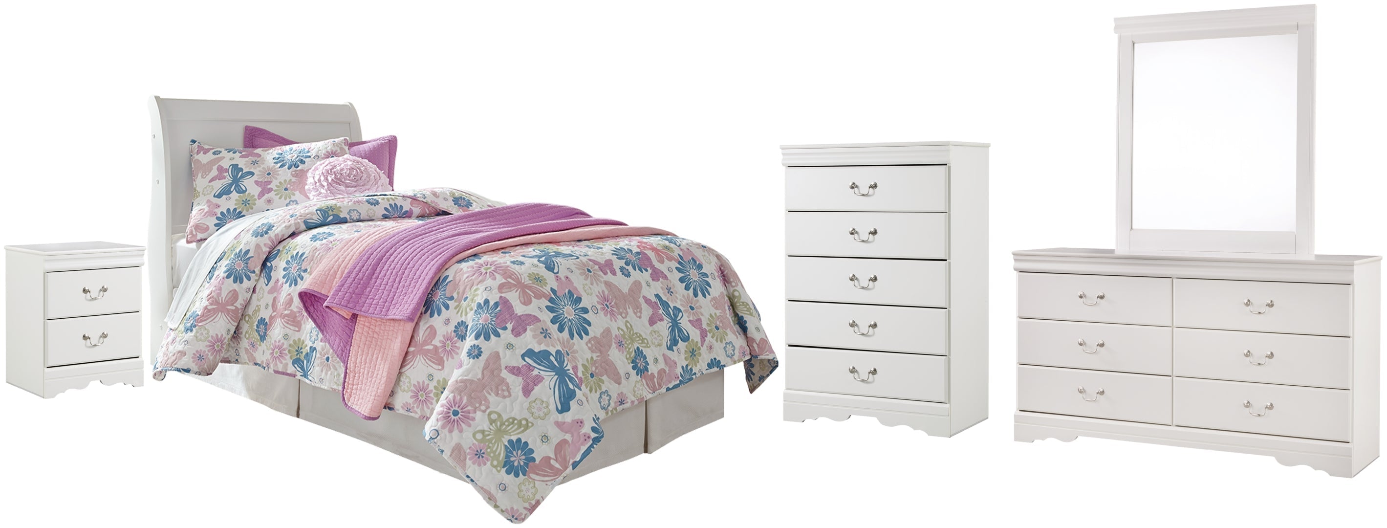 Anarasia White Bedroom Set