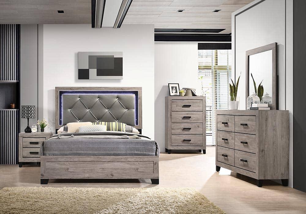 Camilla Sand Tone Bedroom Collection