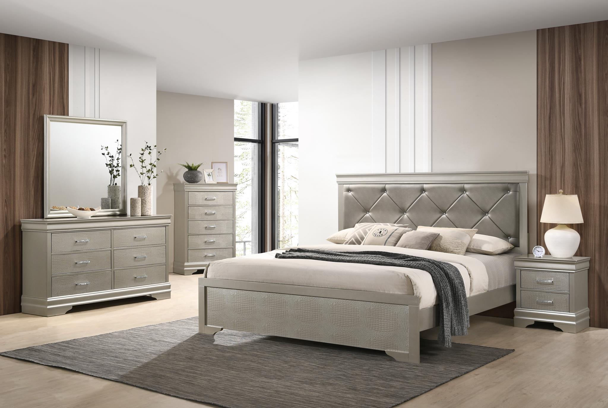 Arianna Champagne Bedroom Collection