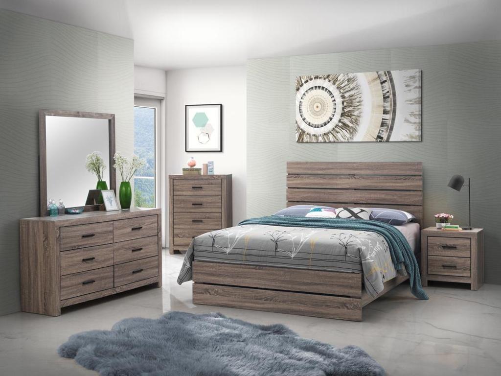 Julius Barrel Bedroom Collection King Bed