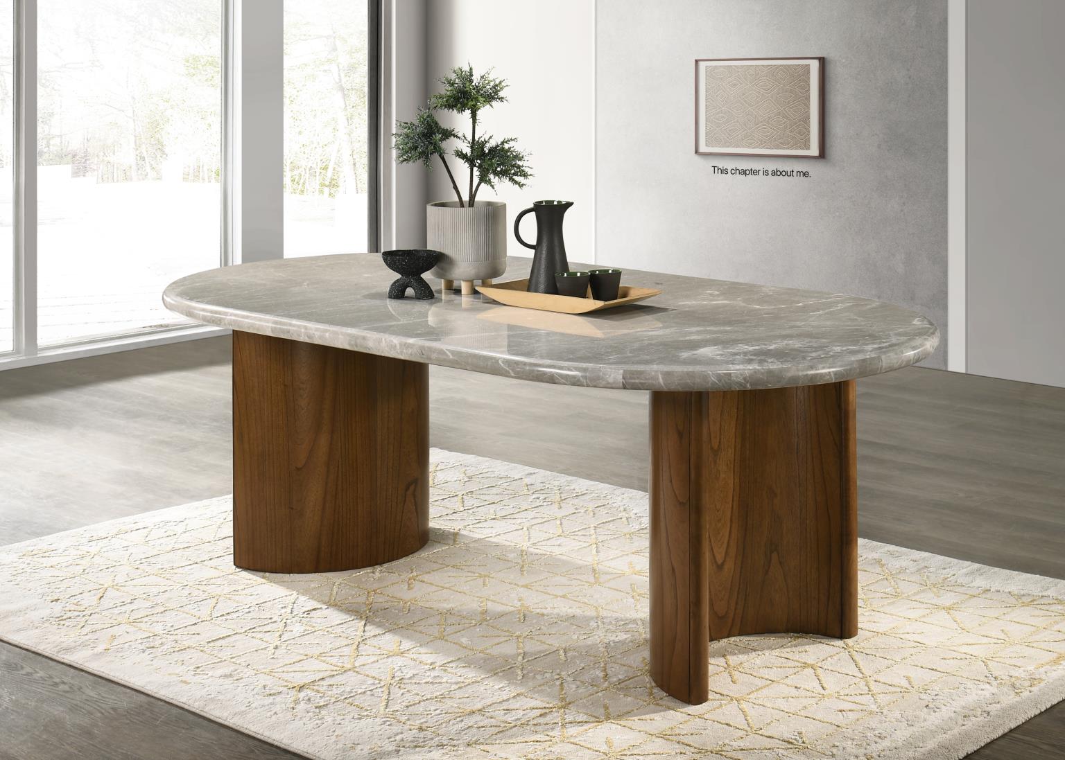 Iulia Dining Table & 4 Side Chairs