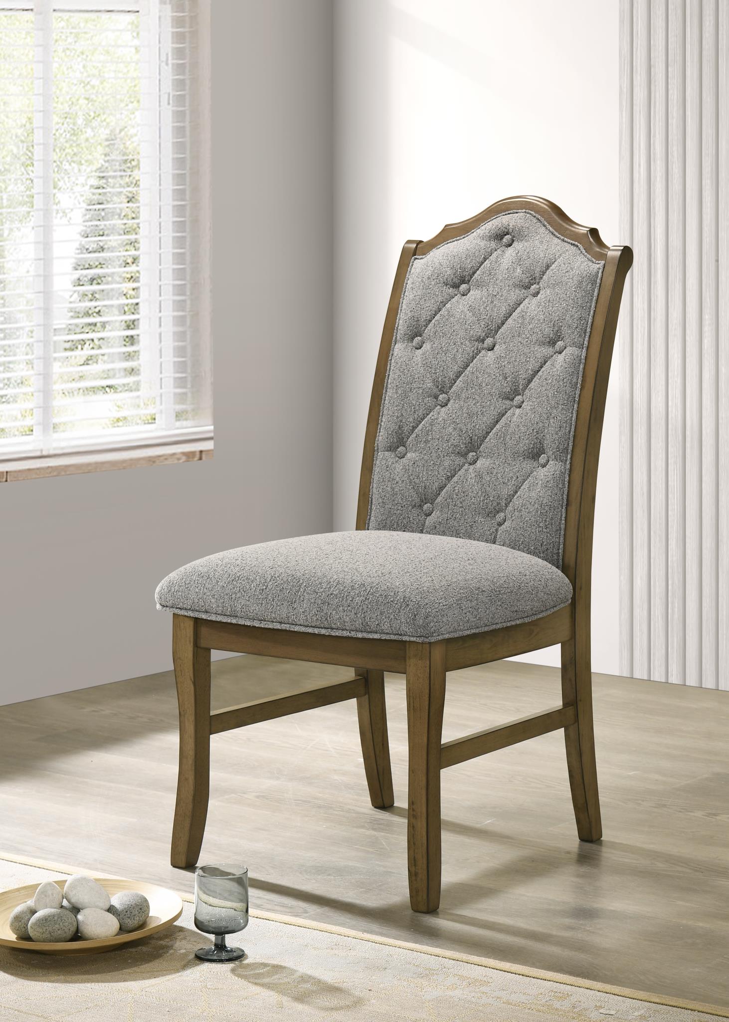 Lacy Dining Table & 4 Side Chairs