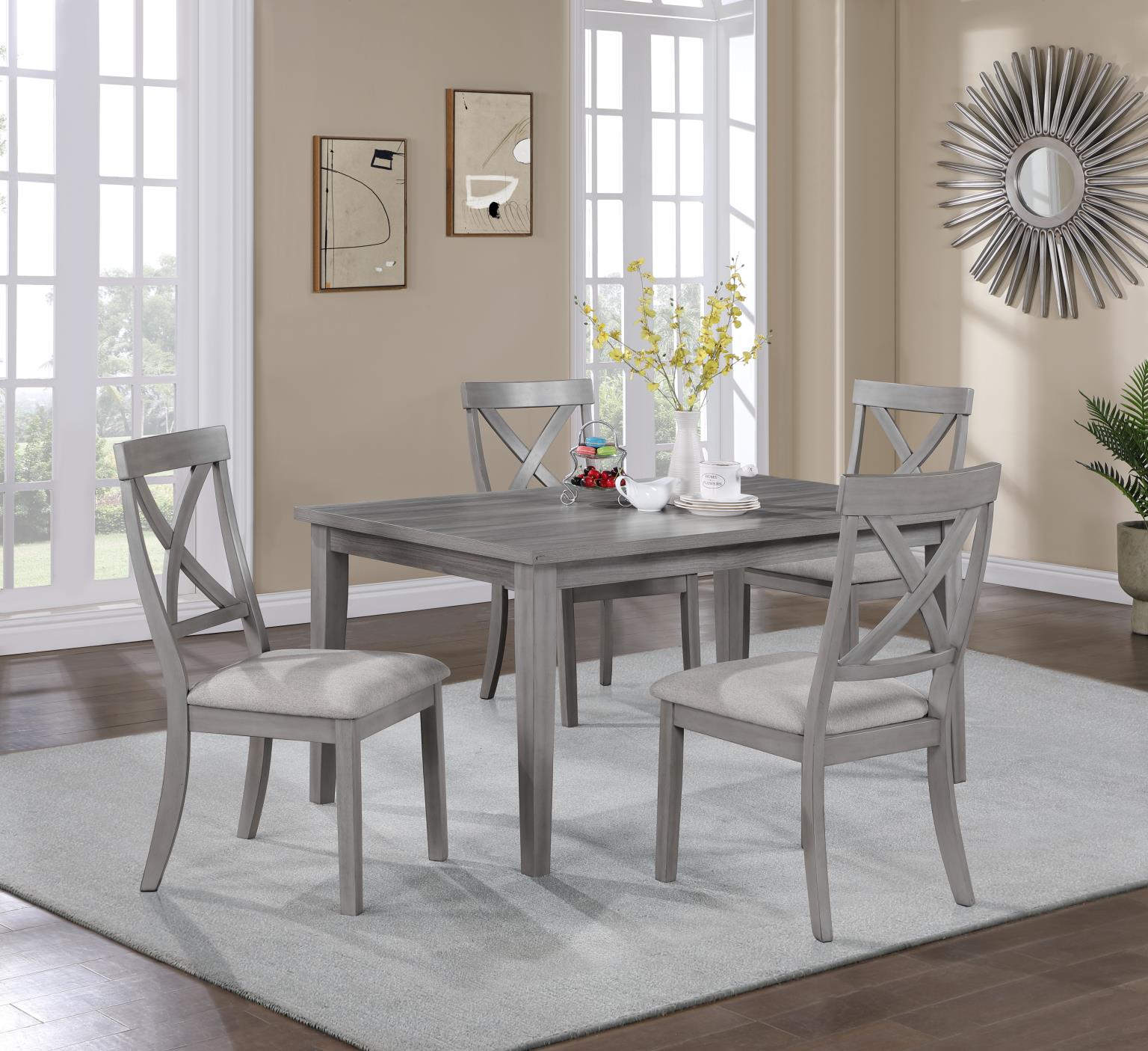 United Grey Counter Height Dining Set