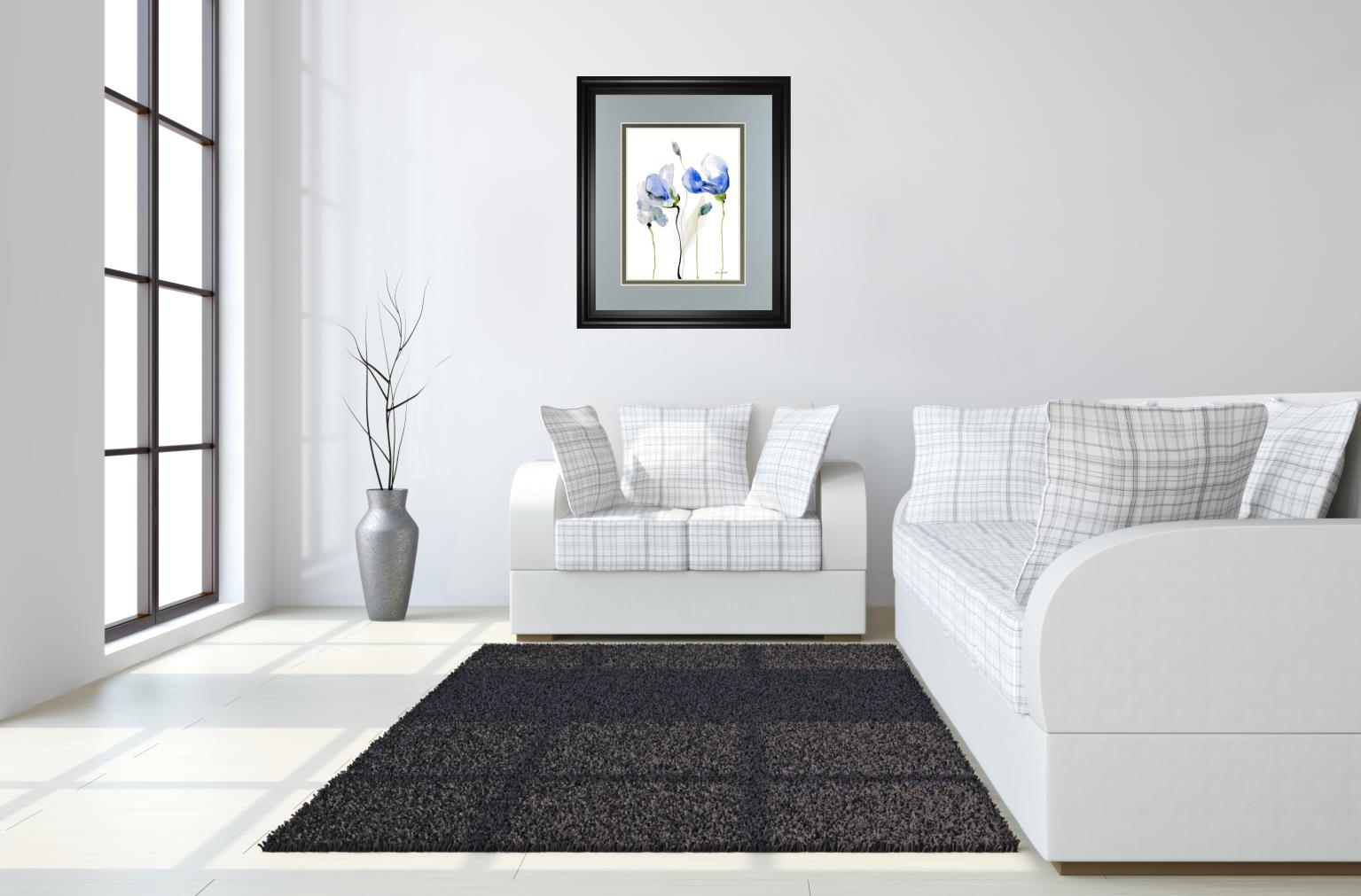 All Poppies Ii By Lanie Loreth 34X40 Framed Print