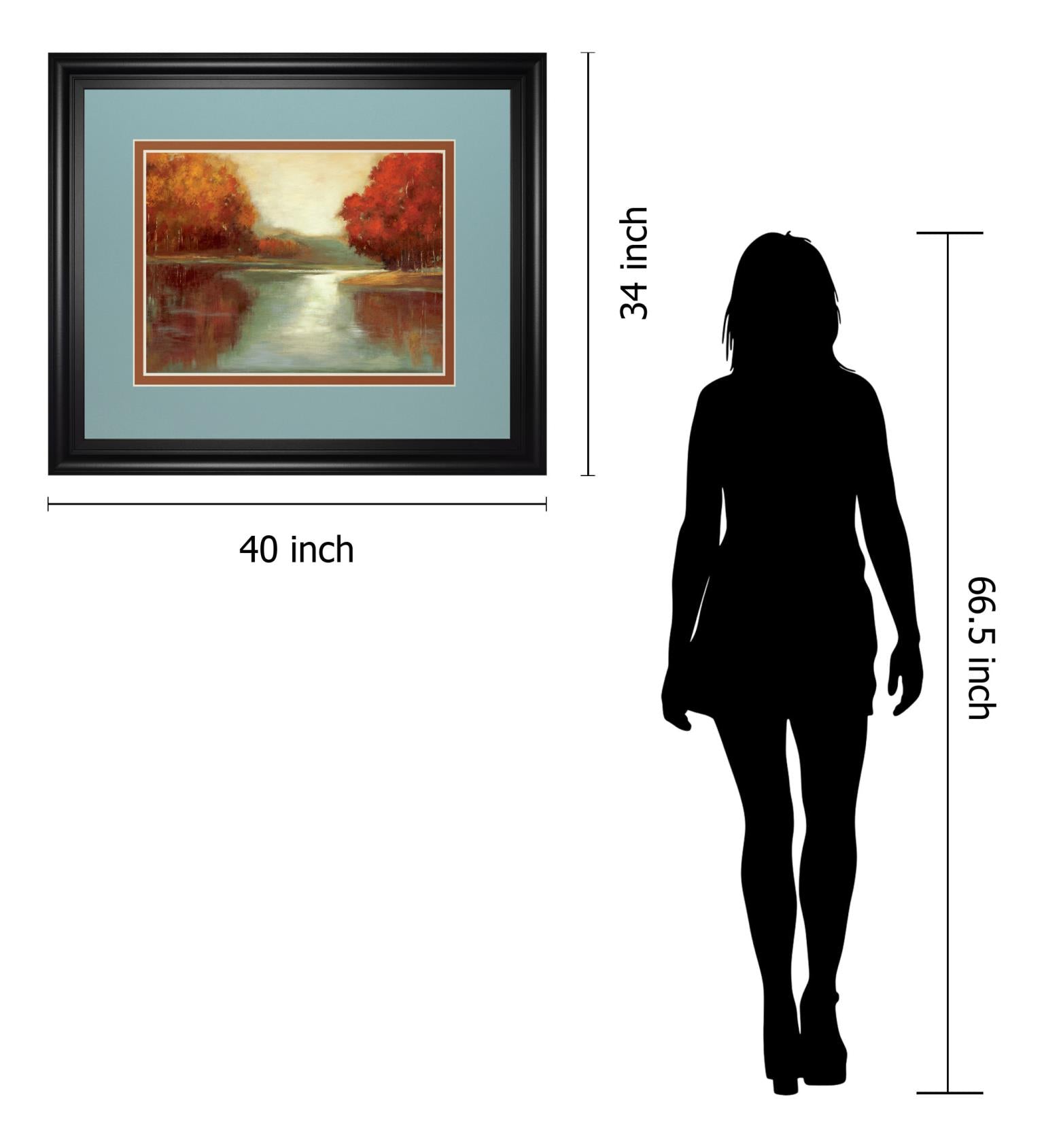 Vanilla Sky By Asia Jensen 34X40 Framed Print