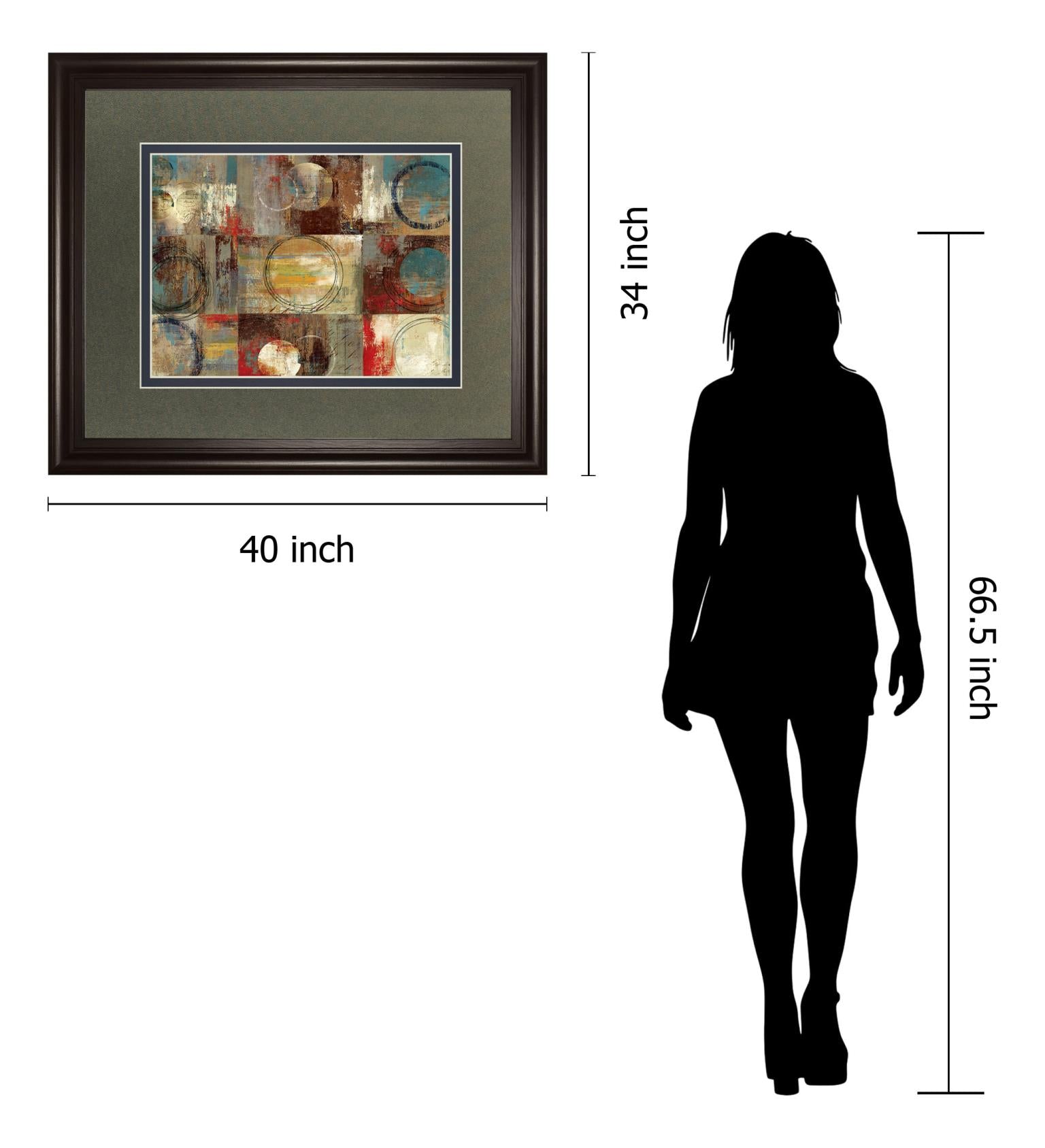 All Around Play By Tom Reeves 34X40 Framed Print