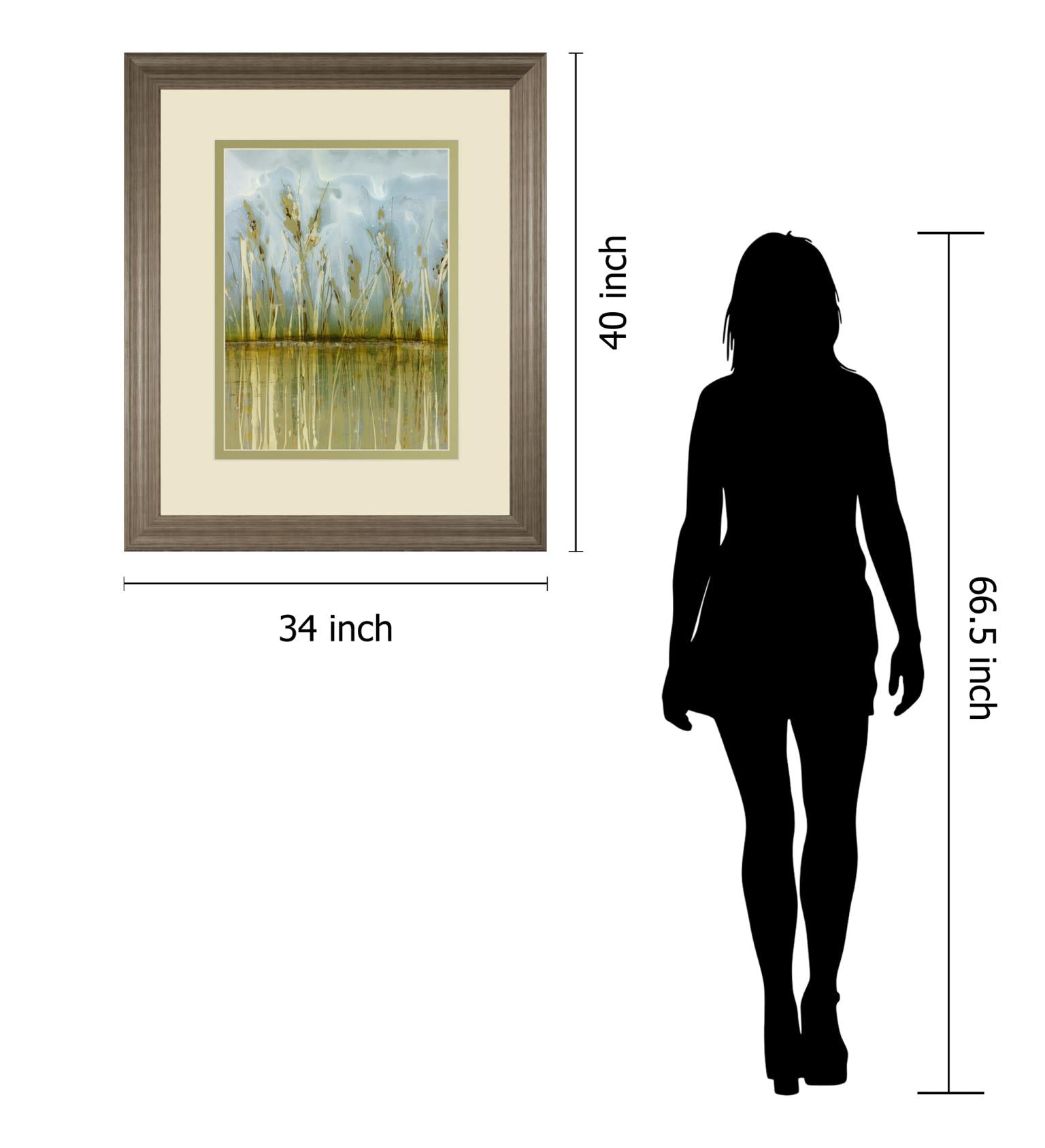 Allure By Hollack 34X40 Framed Print