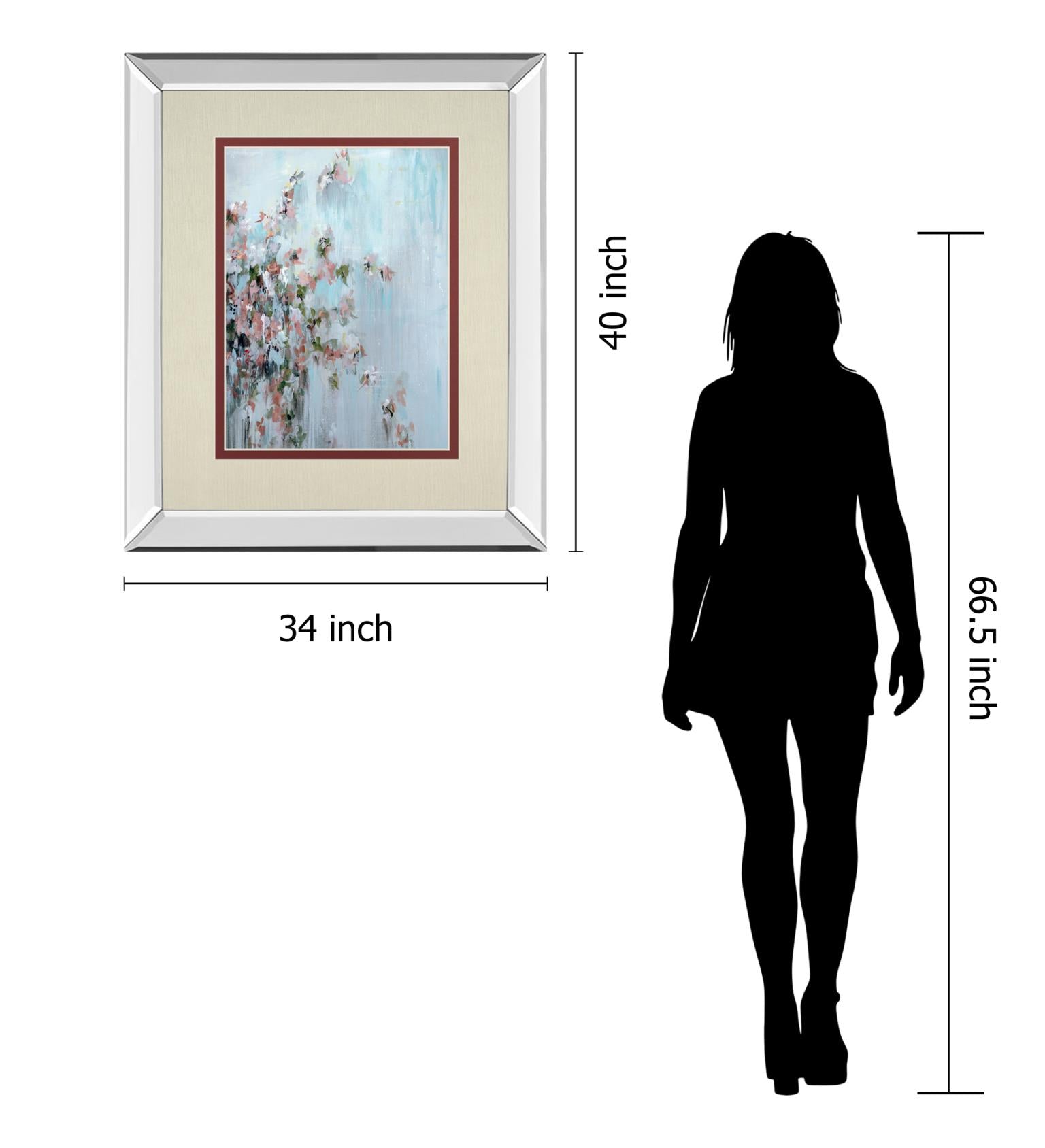 Wilting Away By Macy Cole 34X40 Mirror Frame Print