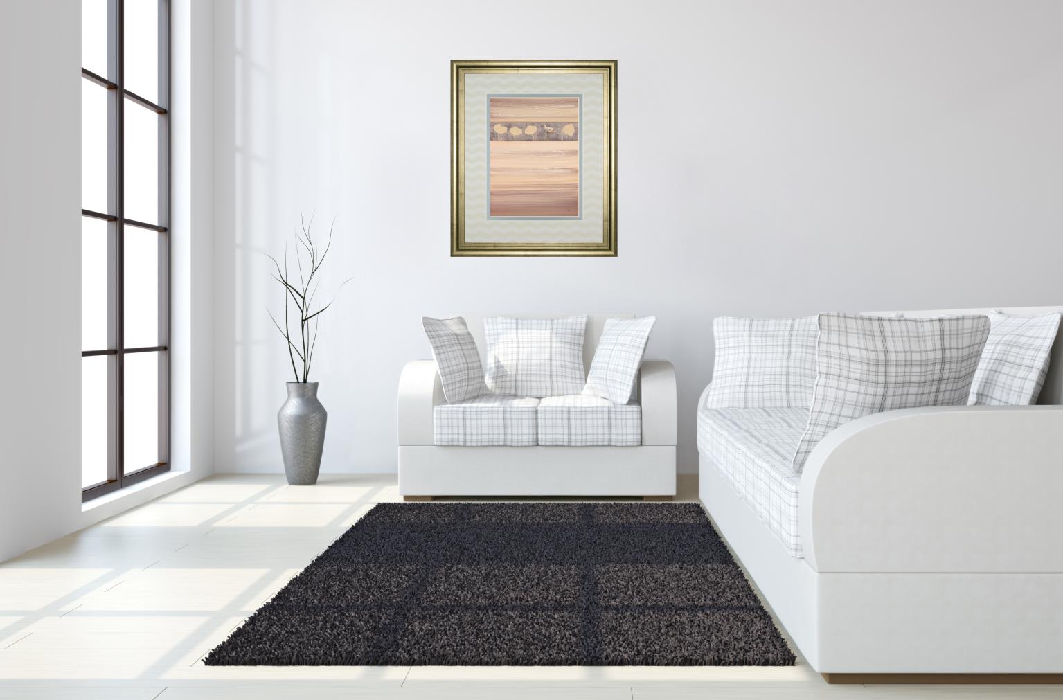 White Passion By Holman 34X40 Framed Print